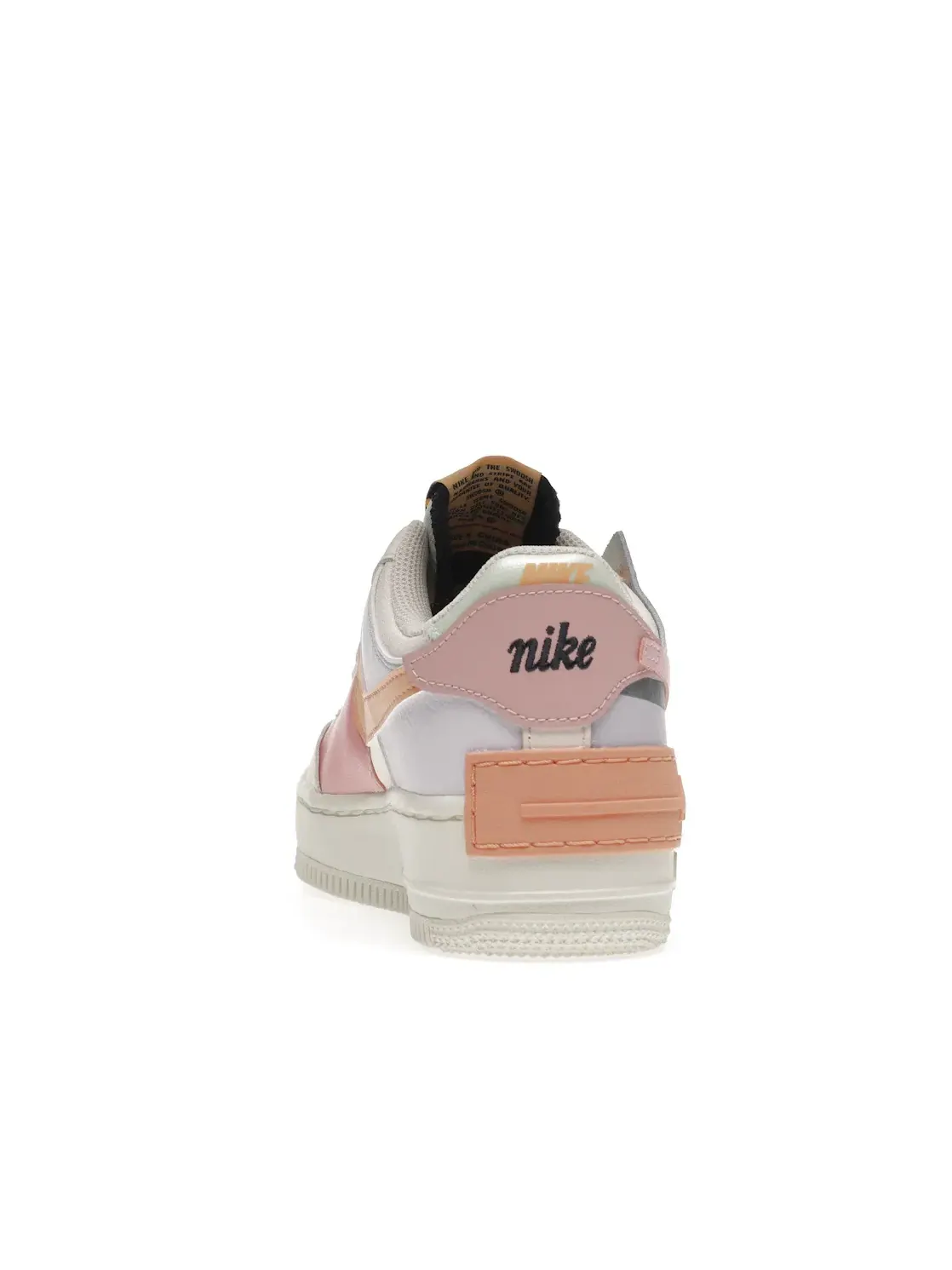 Женские кроссовки с перфорированным носком Nike Air Force 1 Low Shadow — изображение 4 из 4, оранжевый/темный/розовый