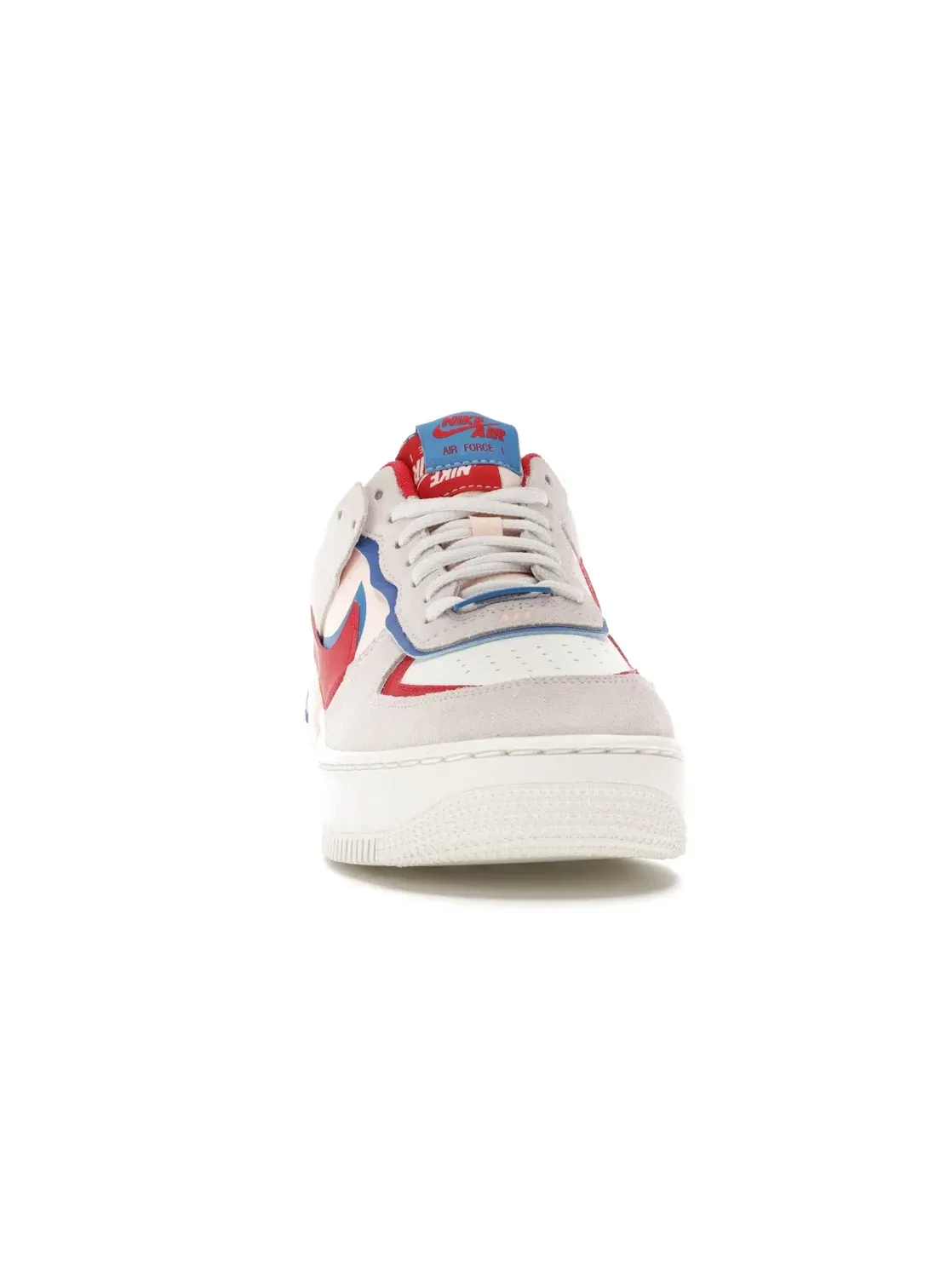 Женские кроссовки Lifestyle с принтом Nike Air Force 1 Low Shadow Nike — изображение 2 из 4, синий/синий/красный