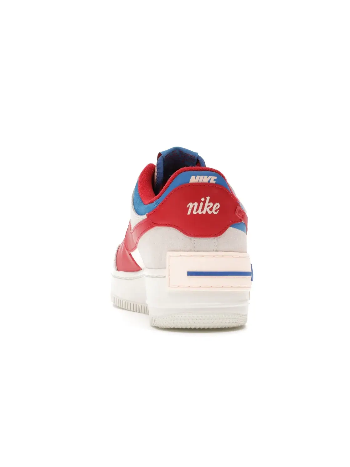 Женские кроссовки Lifestyle с принтом Nike Air Force 1 Low Shadow Nike — изображение 4 из 4, синий/синий/красный