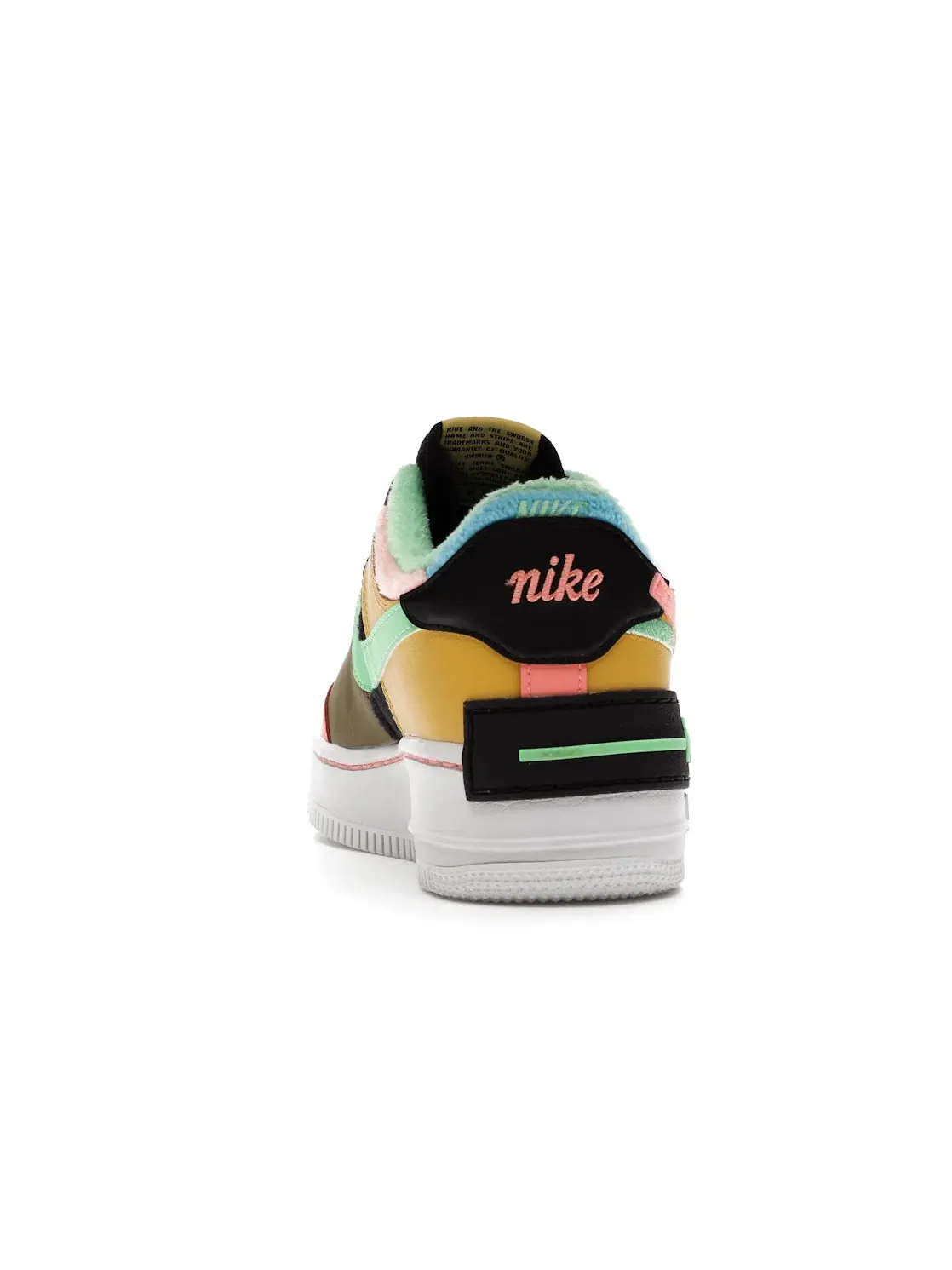 Женские кроссовки с многослойным дизайном Nike Air Force 1 Low Shadow Nike — изображение 4 из 4, розовый-синий