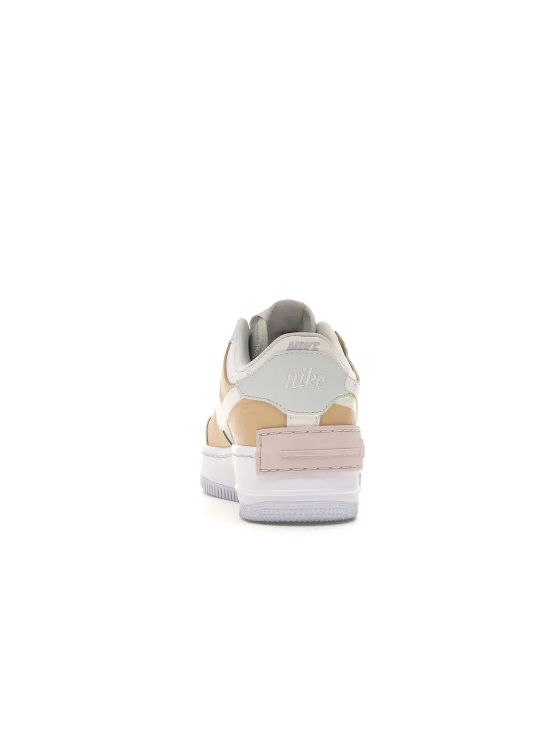 Женские кроссовки с перфорацией Nike Air Force 1 Low Shadow Nike — изображение 4 из 4, черный-белый