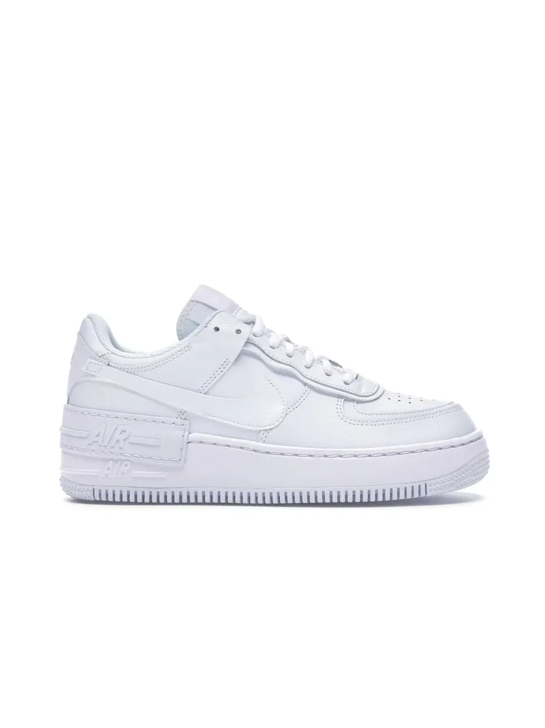 Женские кроссовки с деконструированным верхом Nike Air Force 1 Low Shadow — изображение 1 из 4, белый/белый/белый