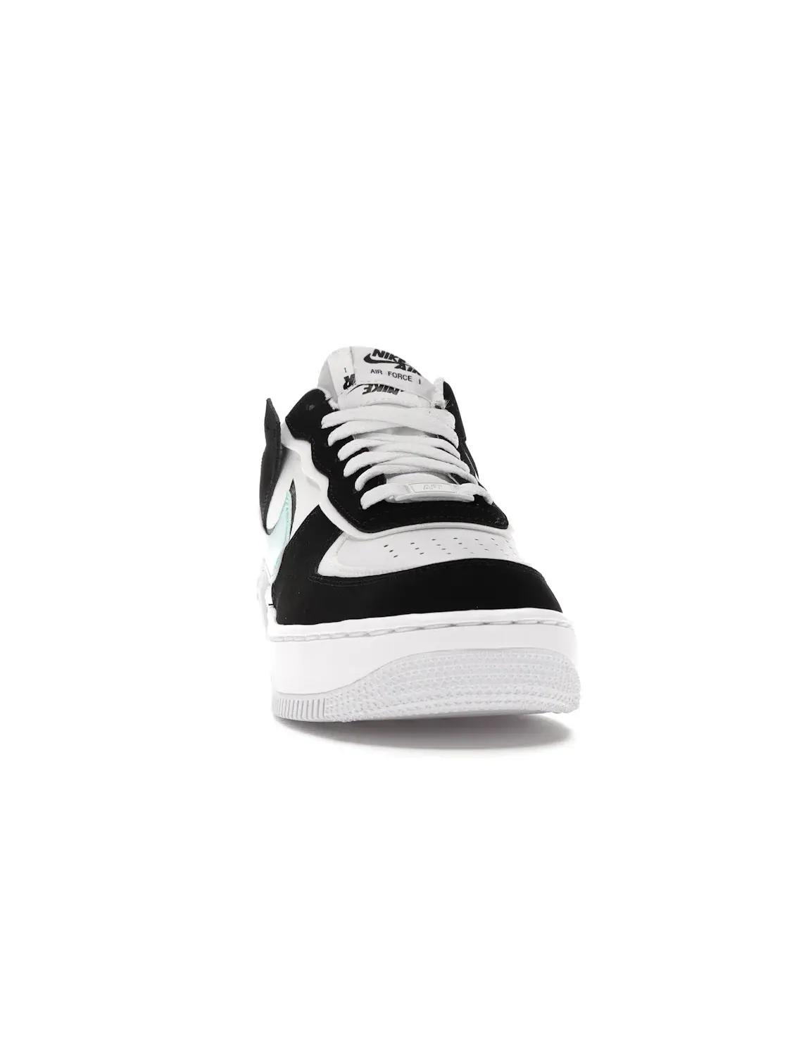 Женские кроссовки Lifestyle с перфорированным носком Nike Air Force 1 Low Shadow — изображение 2 из 4, белый/черный