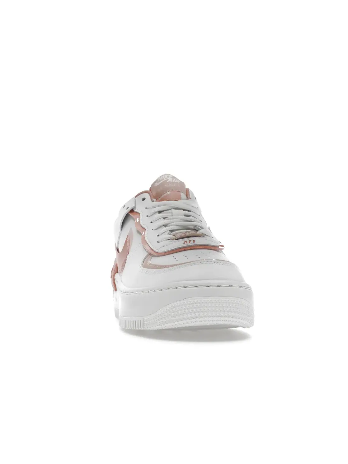Женские кроссовки для повседневной носки Nike Air Force 1 Low Shadow — изображение 2 из 4, белый/-белый-розовый