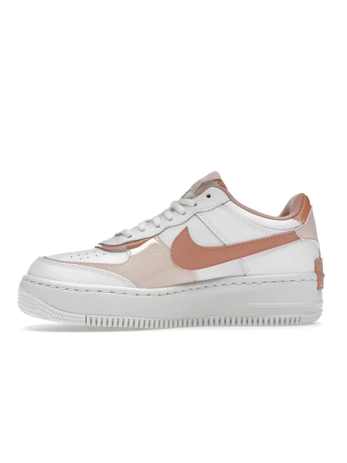 Женские кроссовки для повседневной носки Nike Air Force 1 Low Shadow — изображение 3 из 4, белый/-белый-розовый