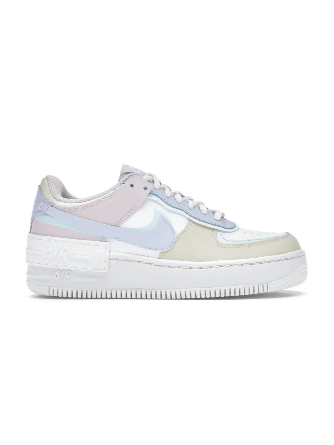 Женские кроссовки Lifestyle с дизайном Shadow Nike Air Force 1 Low Shadow — изображение 1 из 4, белый/синий