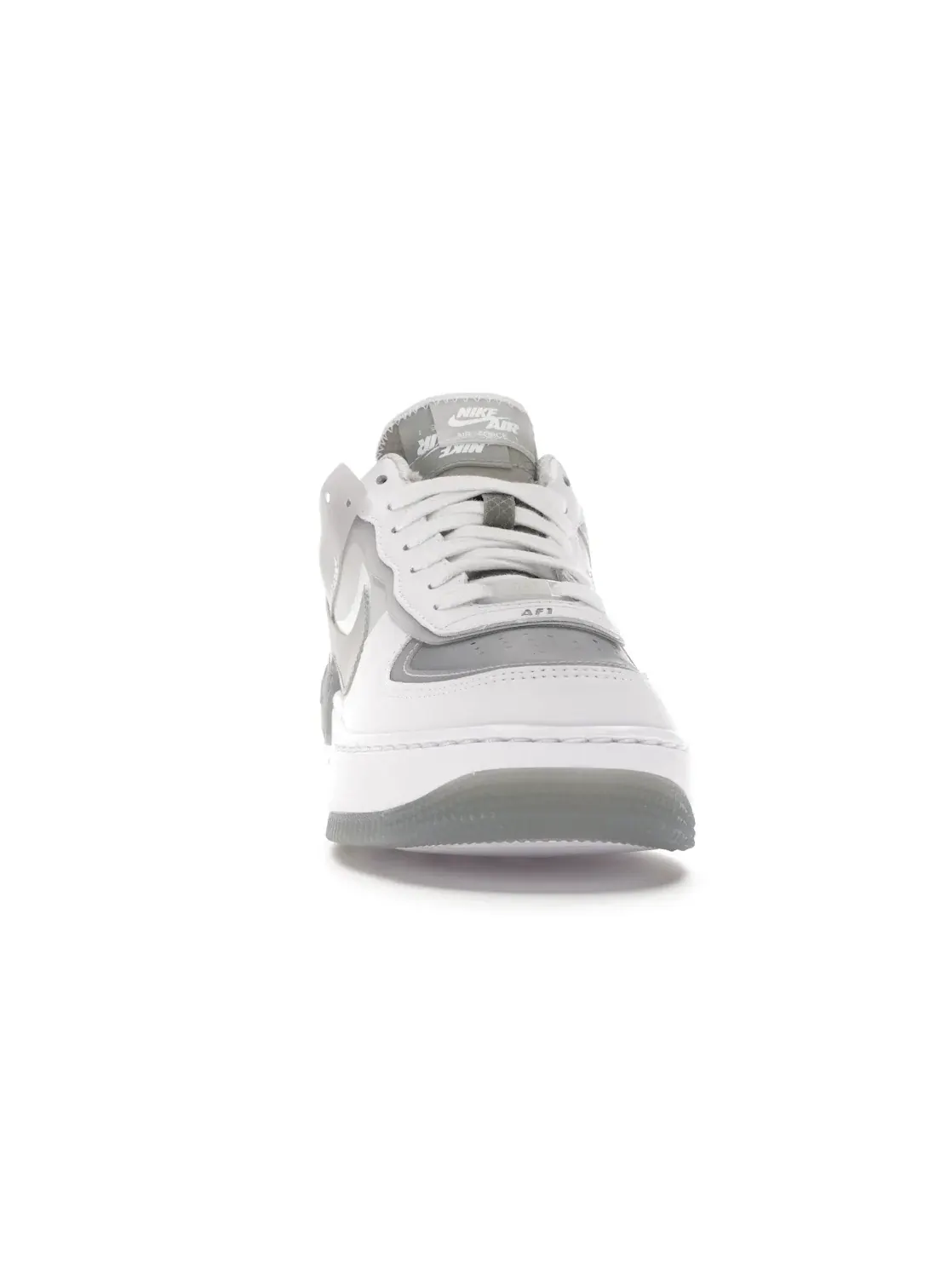 Женские кроссовки Lifestyle Nike Air Force 1 Low Shadow — изображение 2 из 4, белый/серый--серый