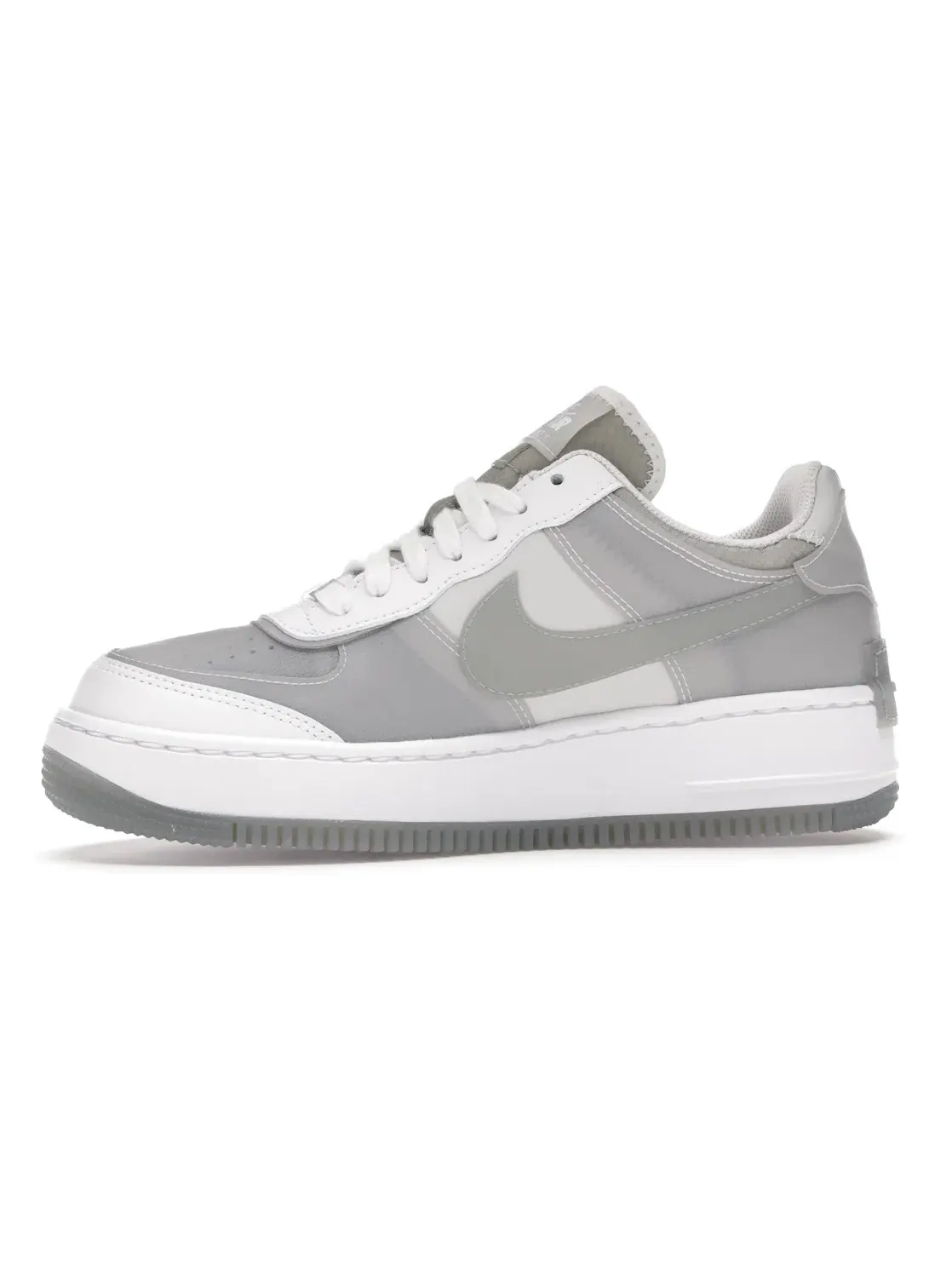 Женские кроссовки Lifestyle Nike Air Force 1 Low Shadow — изображение 3 из 4, белый/серый--серый