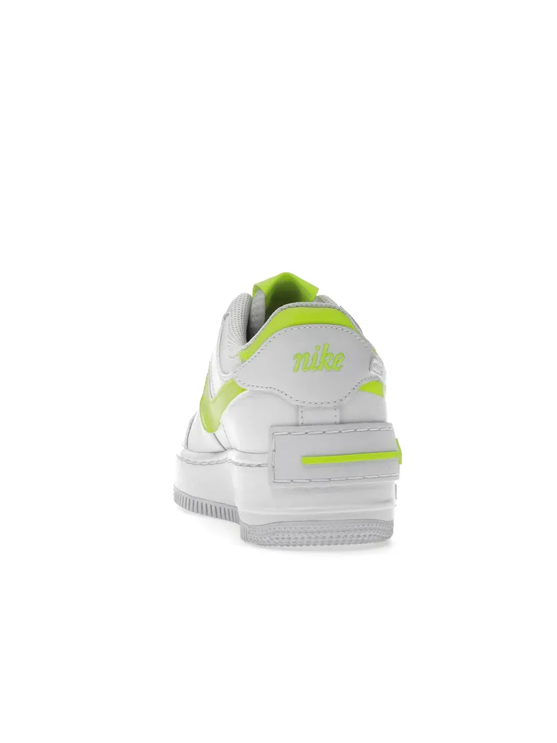 Женские кроссовки Lifestyle с увеличенной подошвой Nike Air Force 1 Low Shadow — изображение 4 из 4, белый/белый