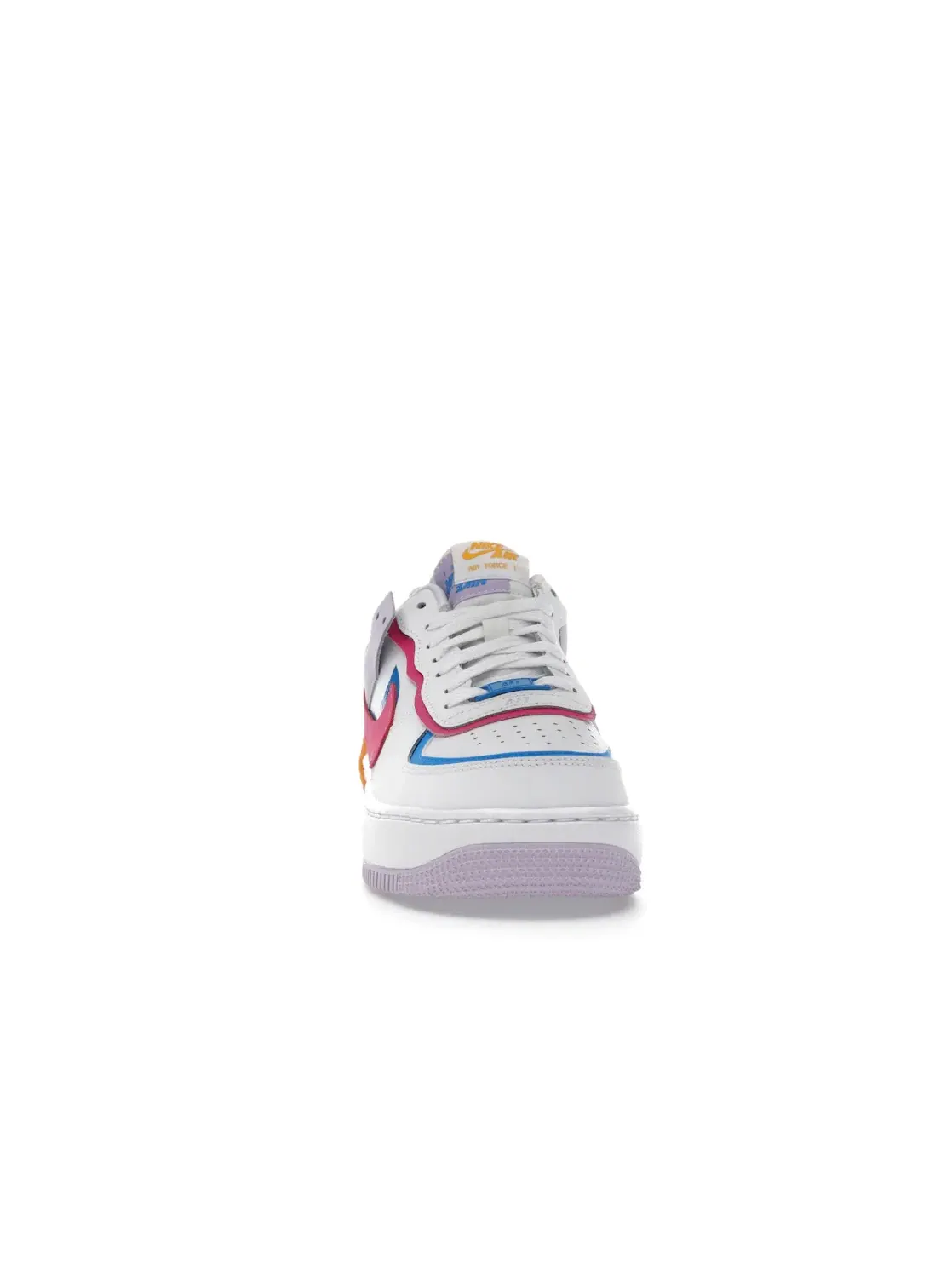 Женские кроссовки Nike Air Force 1 Shadow — изображение 2 из 4, белый/синий//розовый