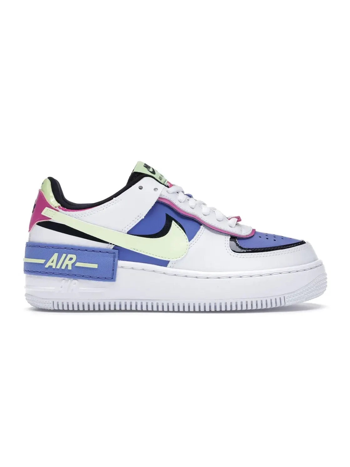 Женские кроссовки Lifestyle Nike Air Force 1 Low Shadow — изображение 1 из 4, белый/-розовый