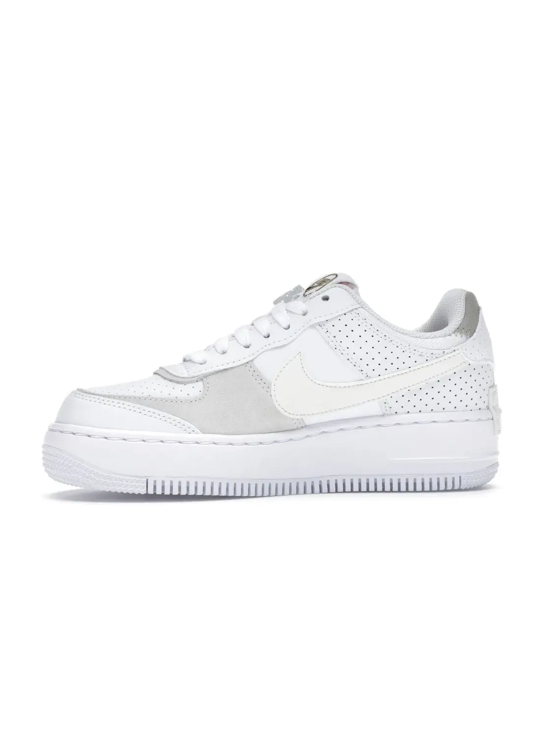 Женские кроссовки Lifestyle Nike Air Force 1 Low Shadow — изображение 3 из 4, белый/-розовый