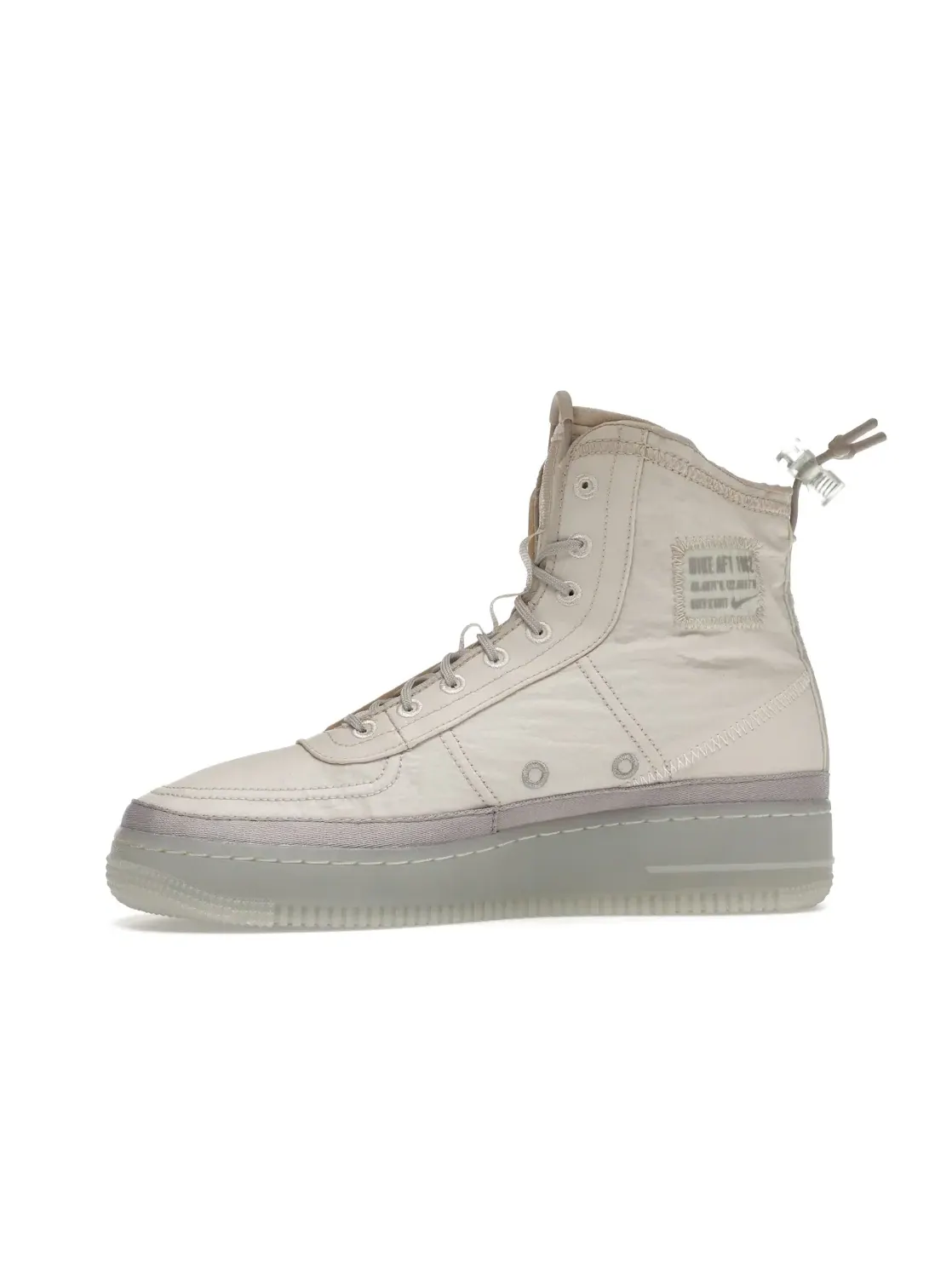 Женские ботинки с высоким берцем Nike Air Force 1 Shell — изображение 3 из 4, кремовый/графитовый