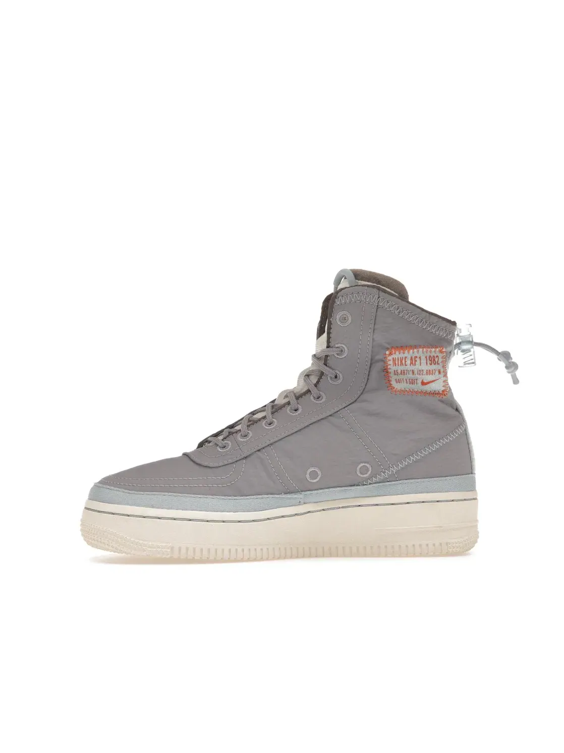 Женские ботинки с высоким берцем Nike Air Force 1 Shell — изображение 3 из 4, фиолетовый/белый