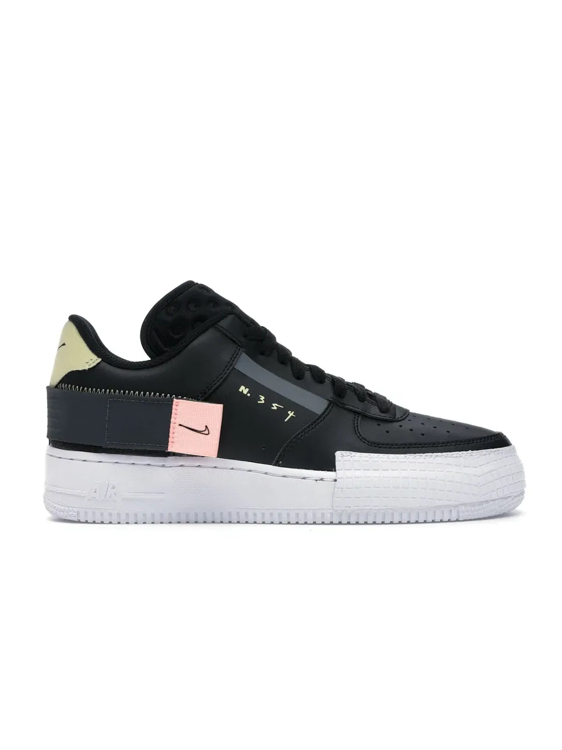 Мужские кроссовки Lifestyle Nike Air Force 1 Type — изображение 1 из 4, черный/--розовый-белый