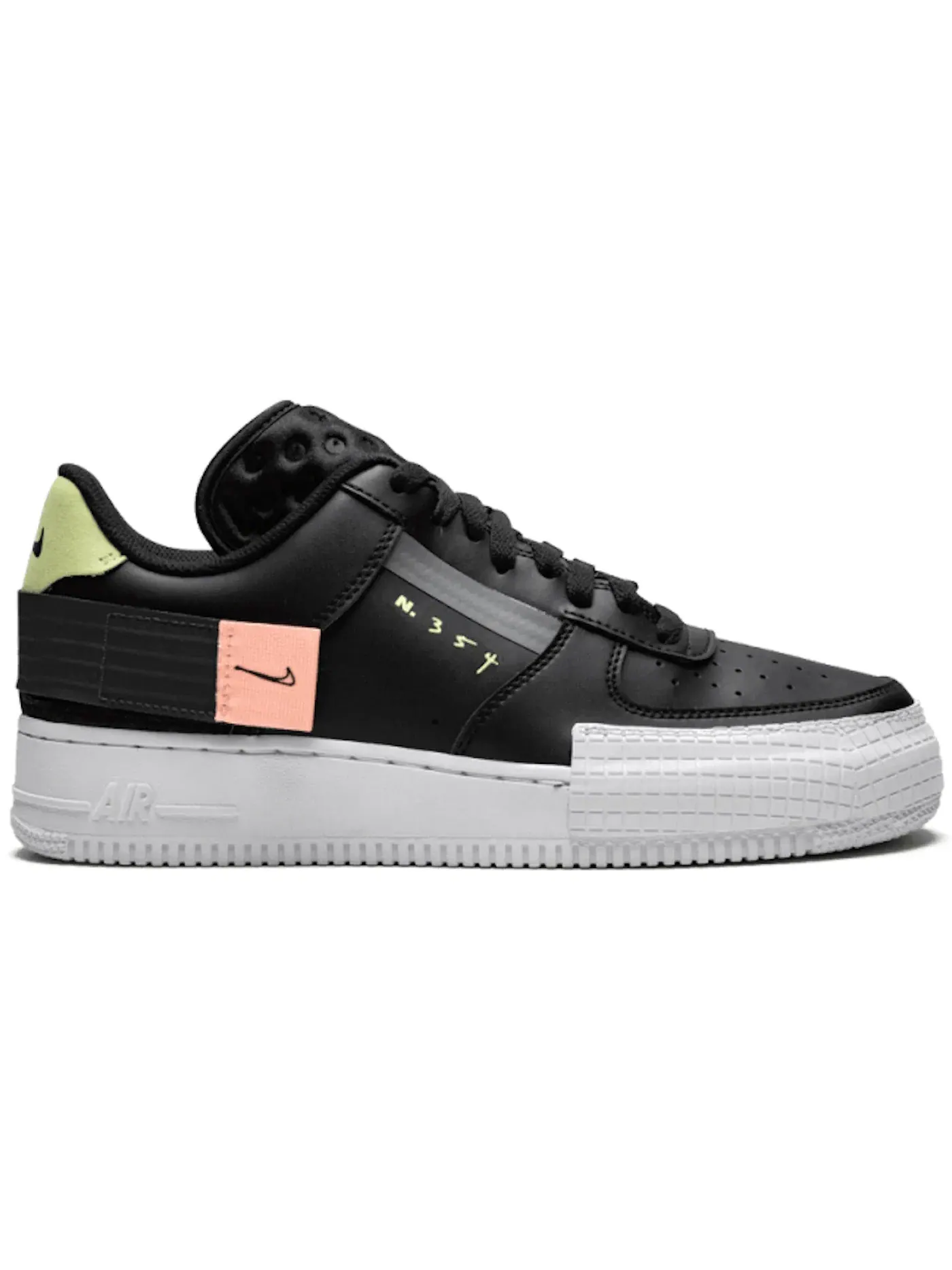 Детские кроссовки lifestyle Nike Air Force 1 Low Type Black — изображение 1 из 1, черный