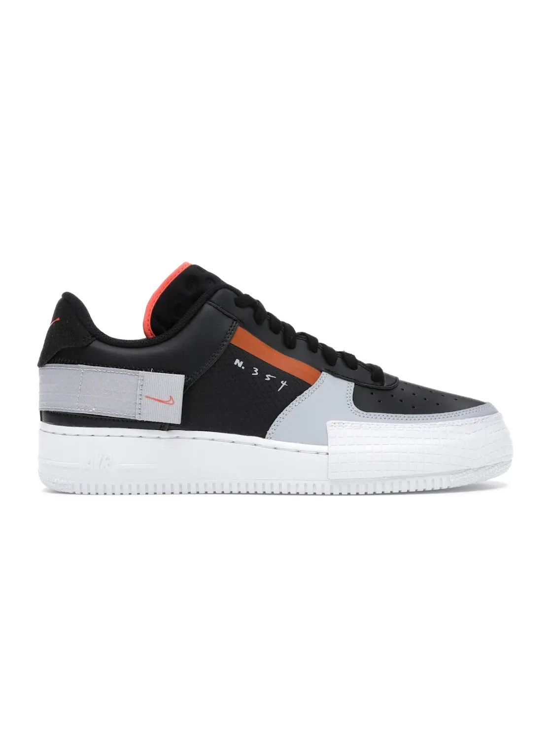 Мужские кроссовки Lifestyle Nike Air Force 1 Type — изображение 1 из 4, черный/-серый-белый