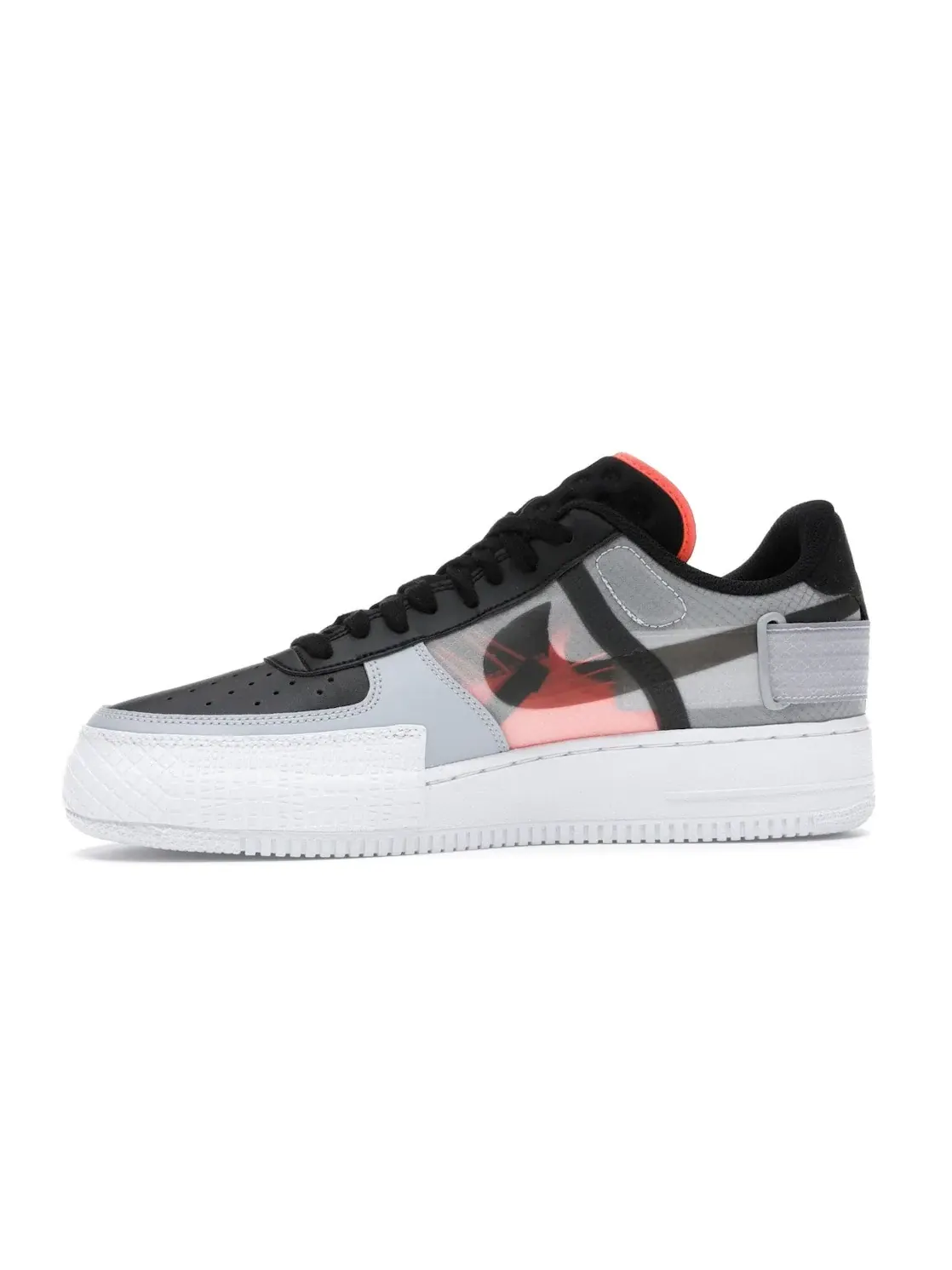 Мужские кроссовки Lifestyle Nike Air Force 1 Type — изображение 3 из 4, черный/-серый-белый