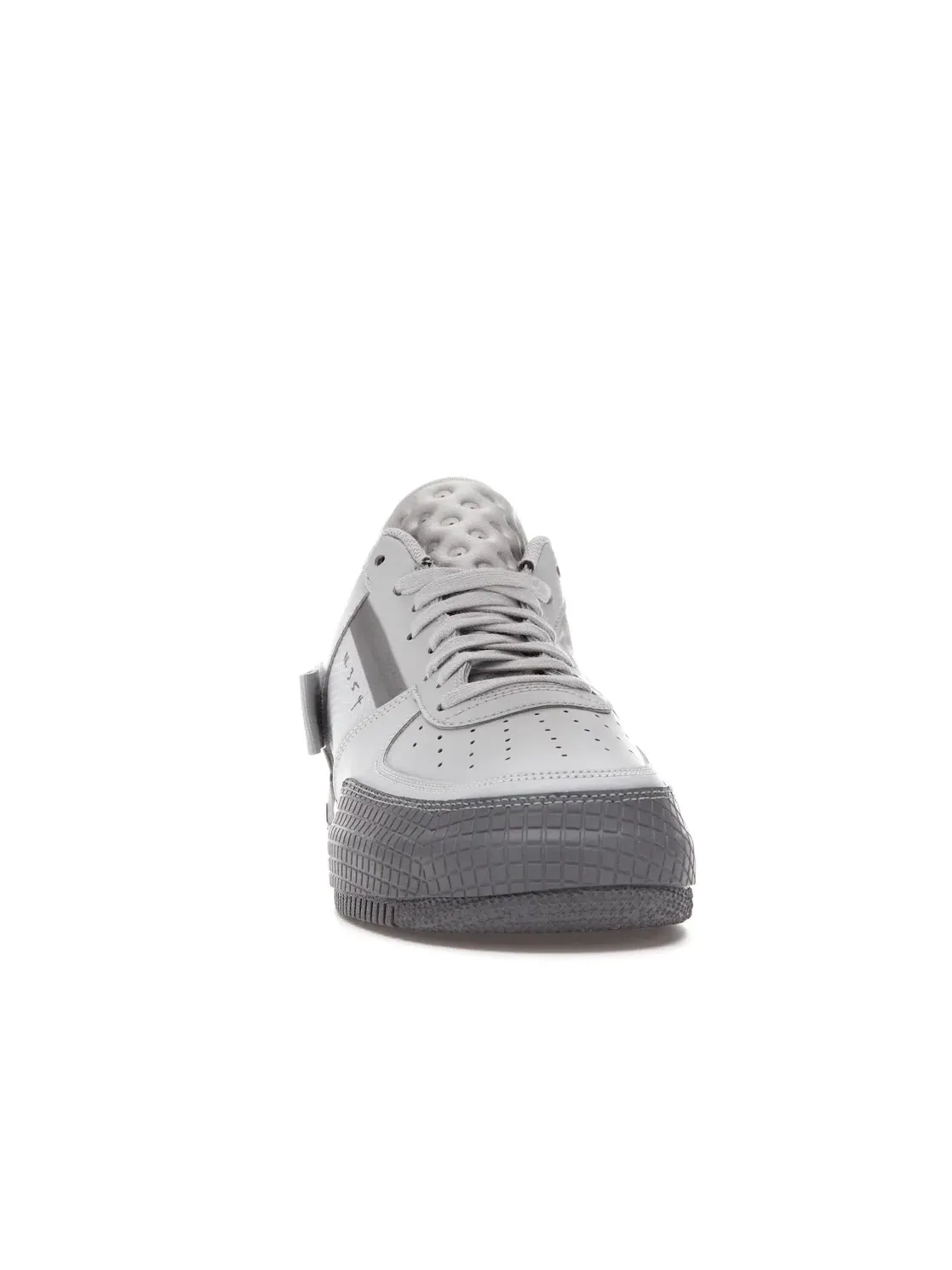 Мужские кроссовки Lifestyle с уникальной системой шнуровки Nike Air Force 1 Type — изображение 2 из 4, серый/серый