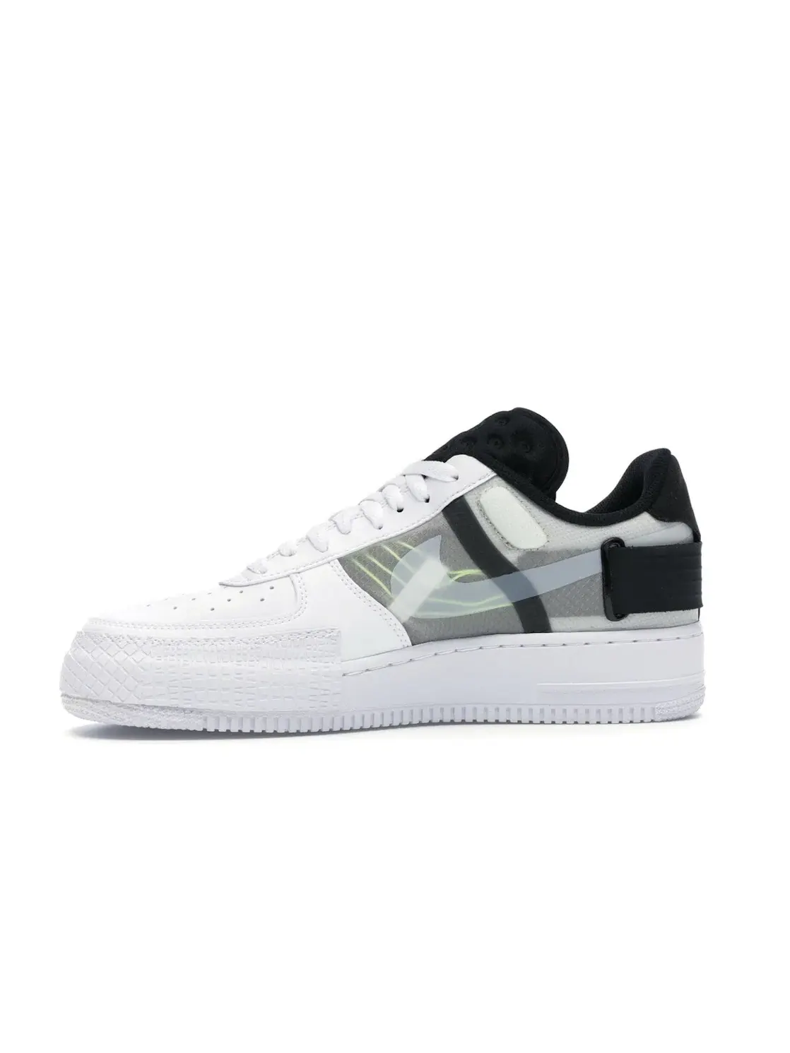 Мужские кроссовки с яркими акцентами Nike Air Force 1 Type — изображение 3 из 4, белый/черный-белый