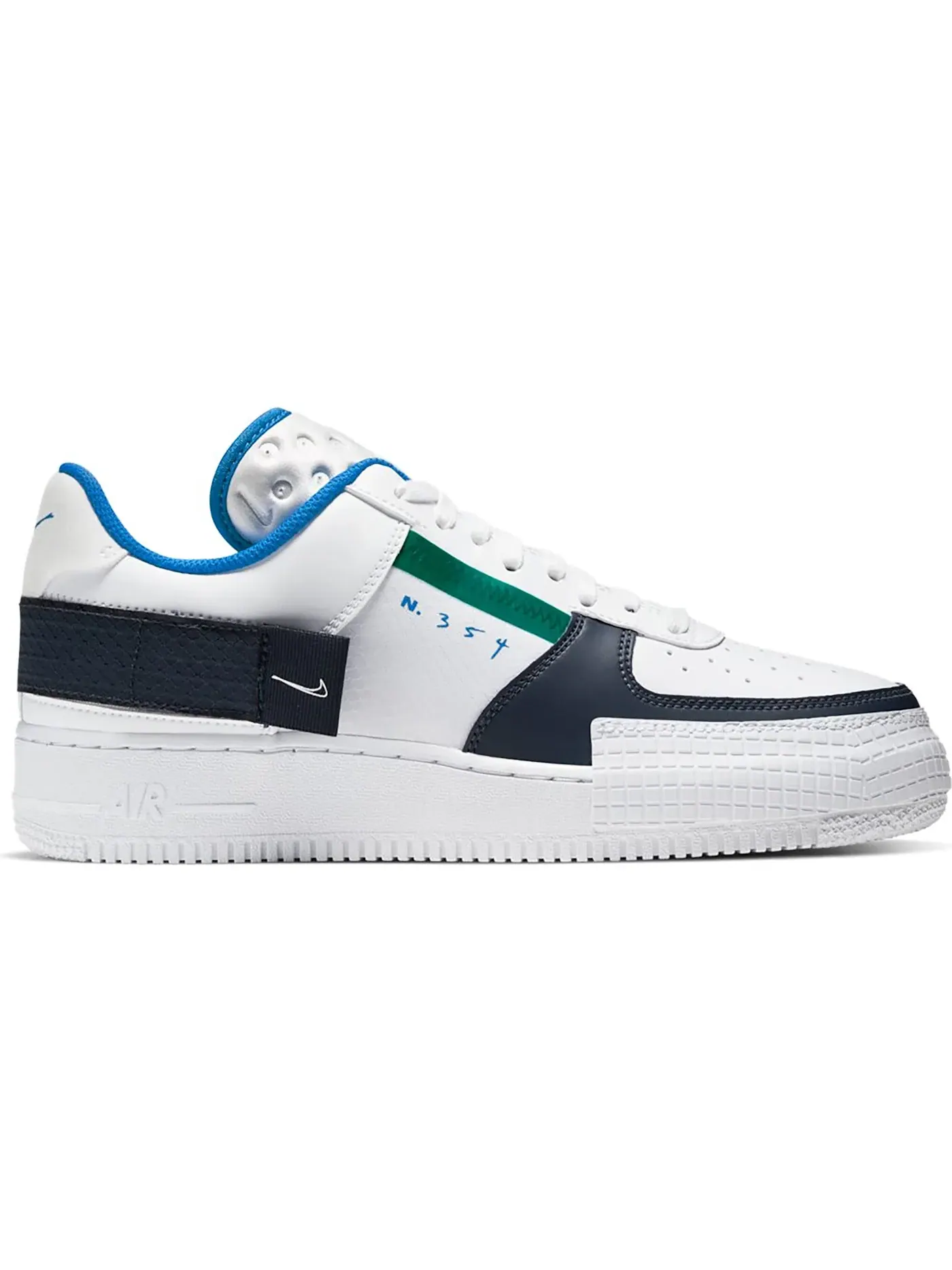 Мужские кроссовки Lifestyle Nike Air Force 1 Type — изображение 1 из 1, белый/-синий-белый