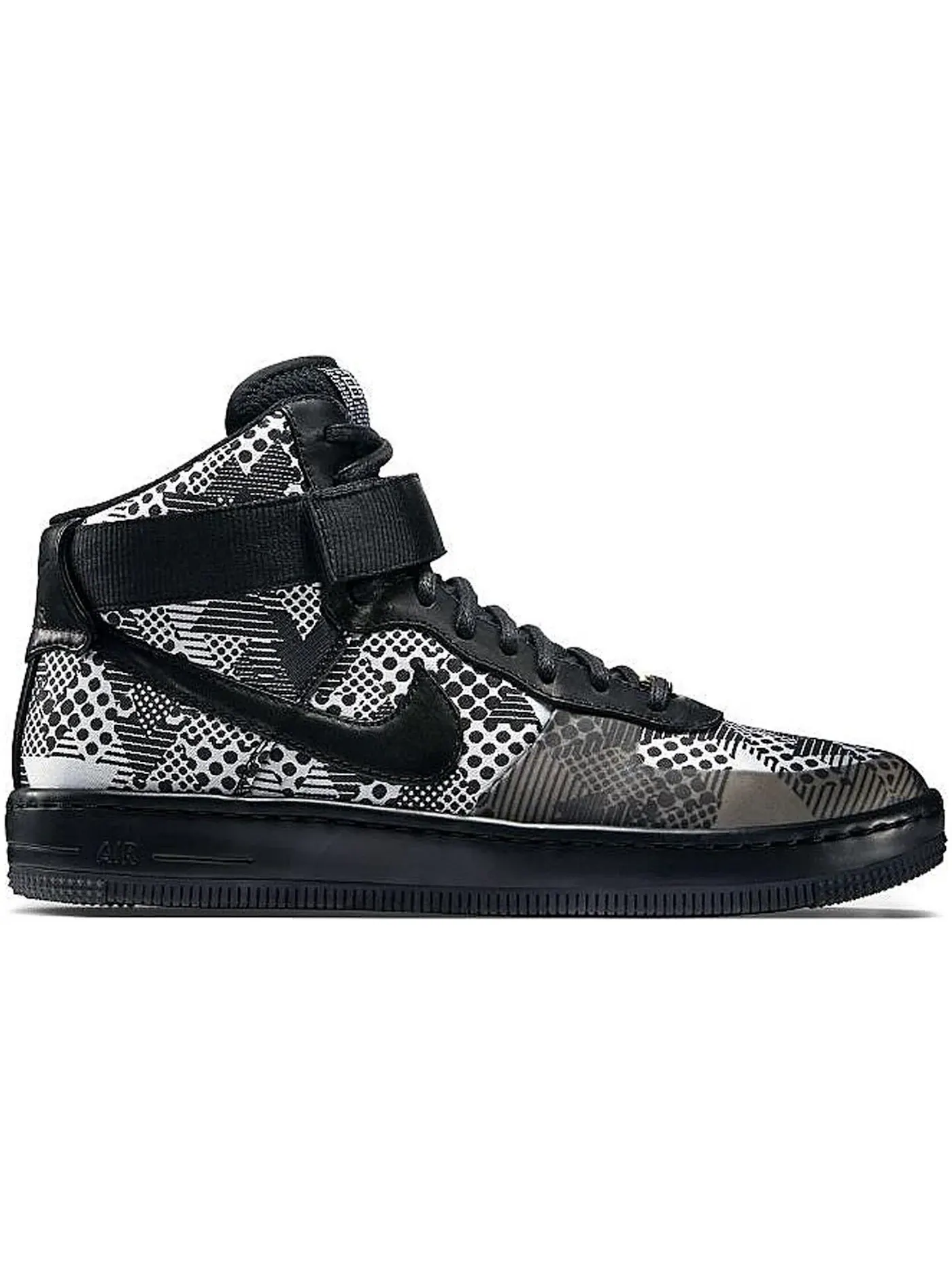 Женские кроссовки Lifestyle Nike Air Force 1 Ultraforce — изображение 1 из 1, черный/черный-белый