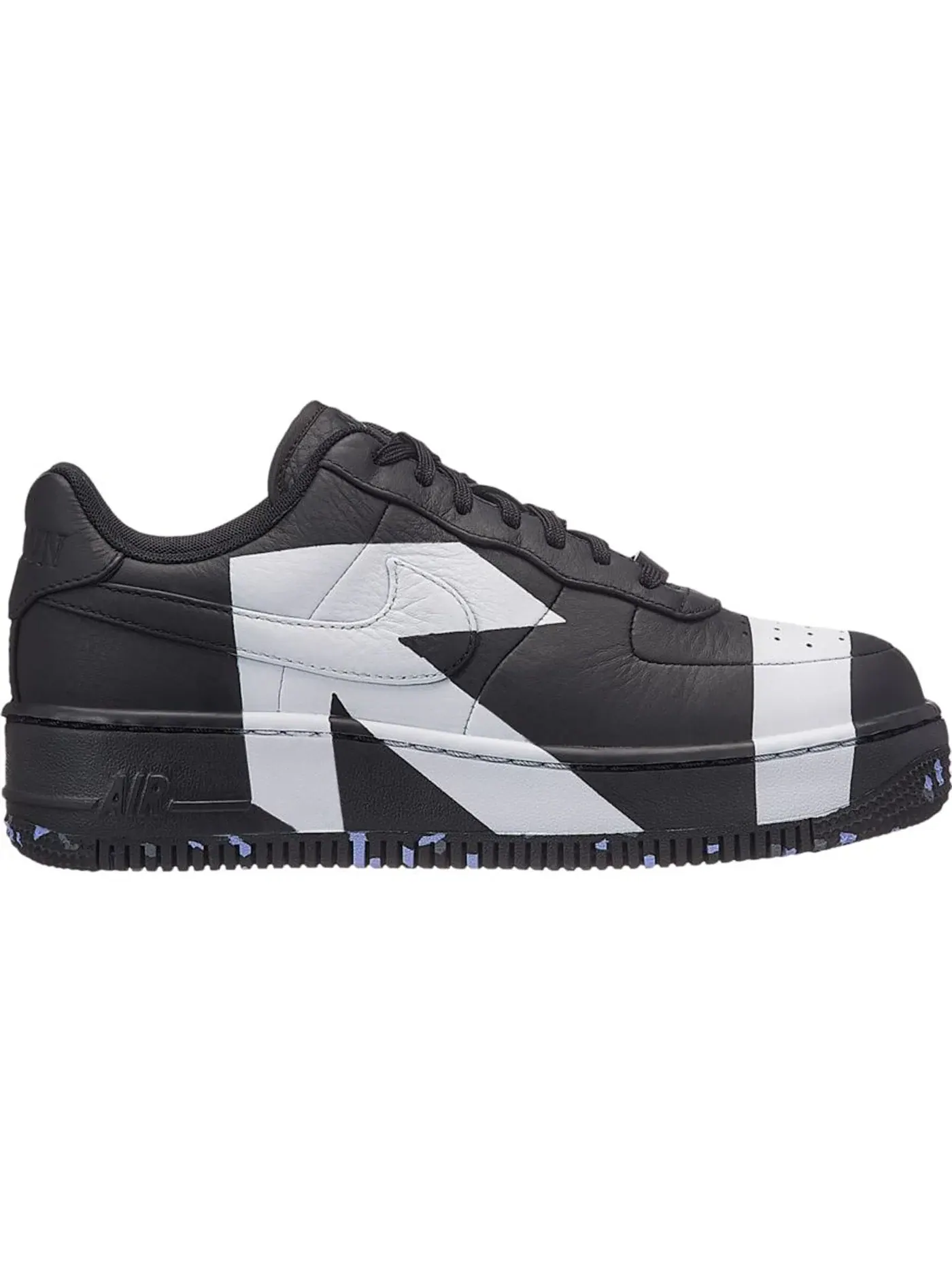 Женские кроссовки Lifestyle Nike Air Force 1 Upstep Lux — изображение 1 из 1, черный/черный-белый