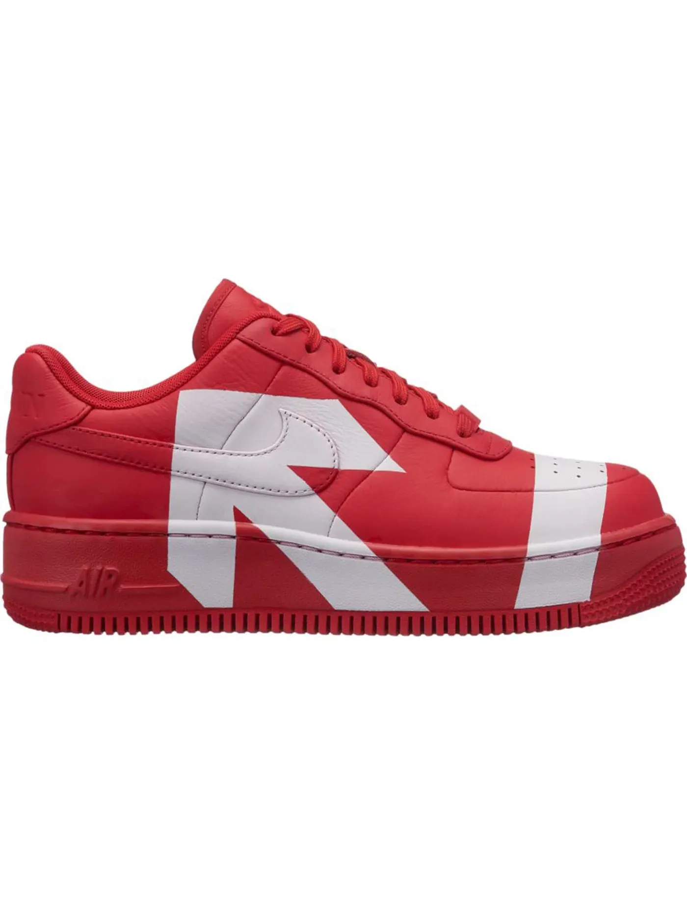 Женские кроссовки Lifestyle Nike Air Force 1 Upstep Lux — изображение 1 из 1, красный/красный-белый