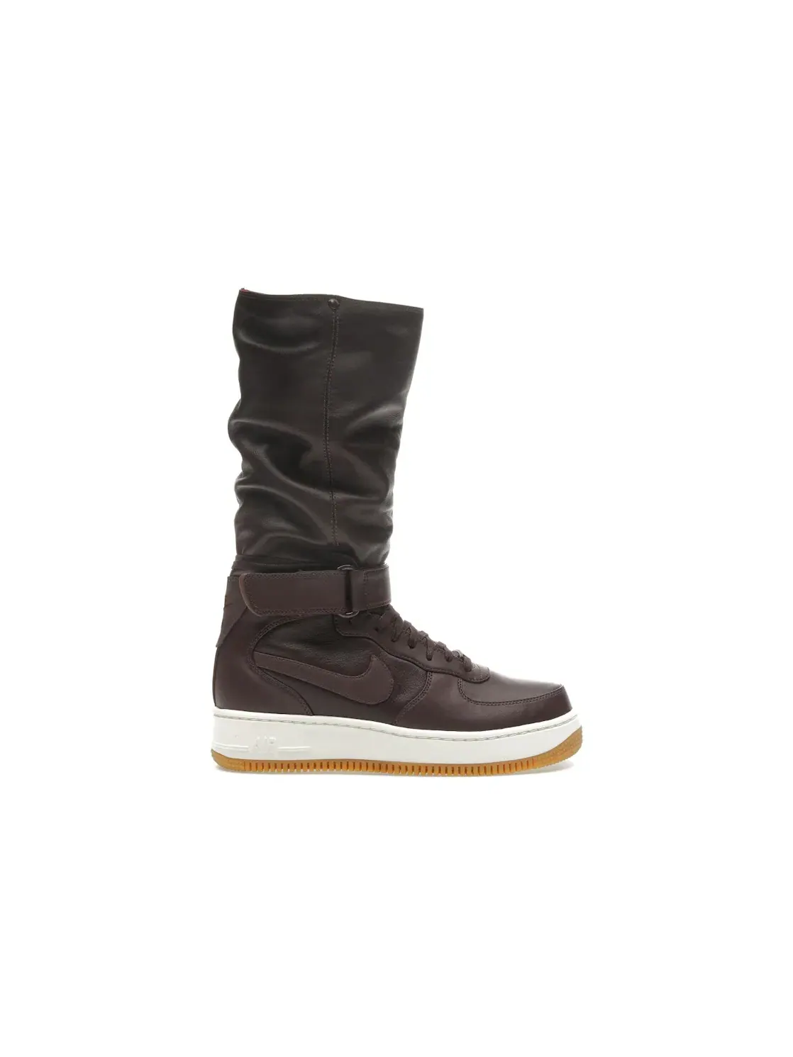 Женские кроссовки с платформой Nike Air Force 1 Upstep Warrior — изображение 1 из 4, глубокий бордовый/темный