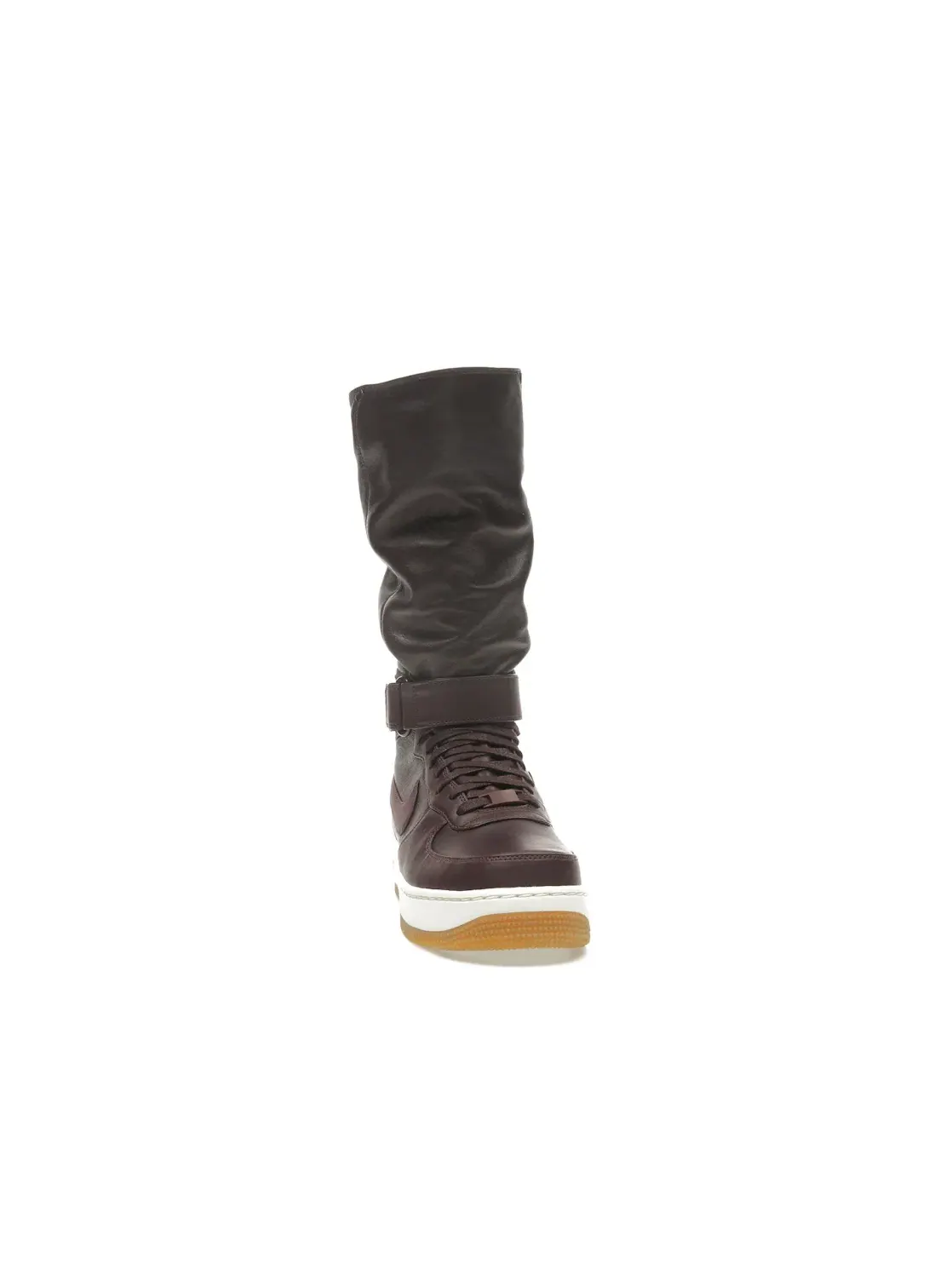 Женские кроссовки с платформой Nike Air Force 1 Upstep Warrior — изображение 2 из 4, глубокий бордовый/темный