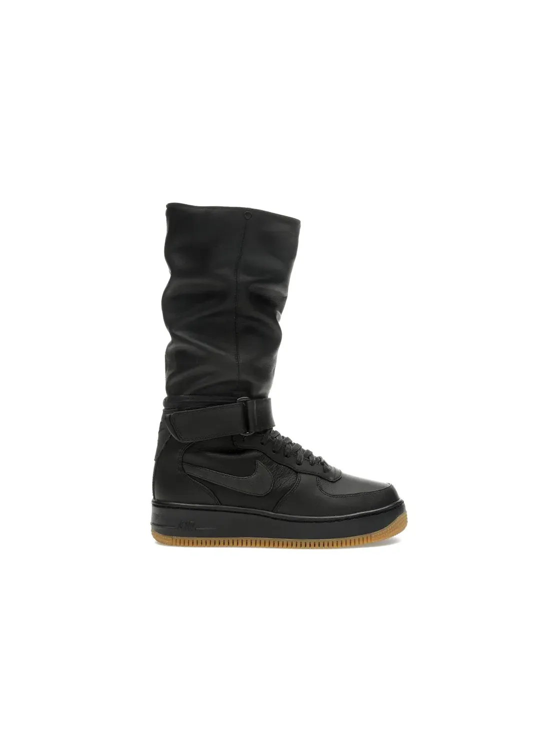 Женские ботинки с высоким берцем Nike Air Force 1 Upstep Warrior — изображение 1 из 4, черный