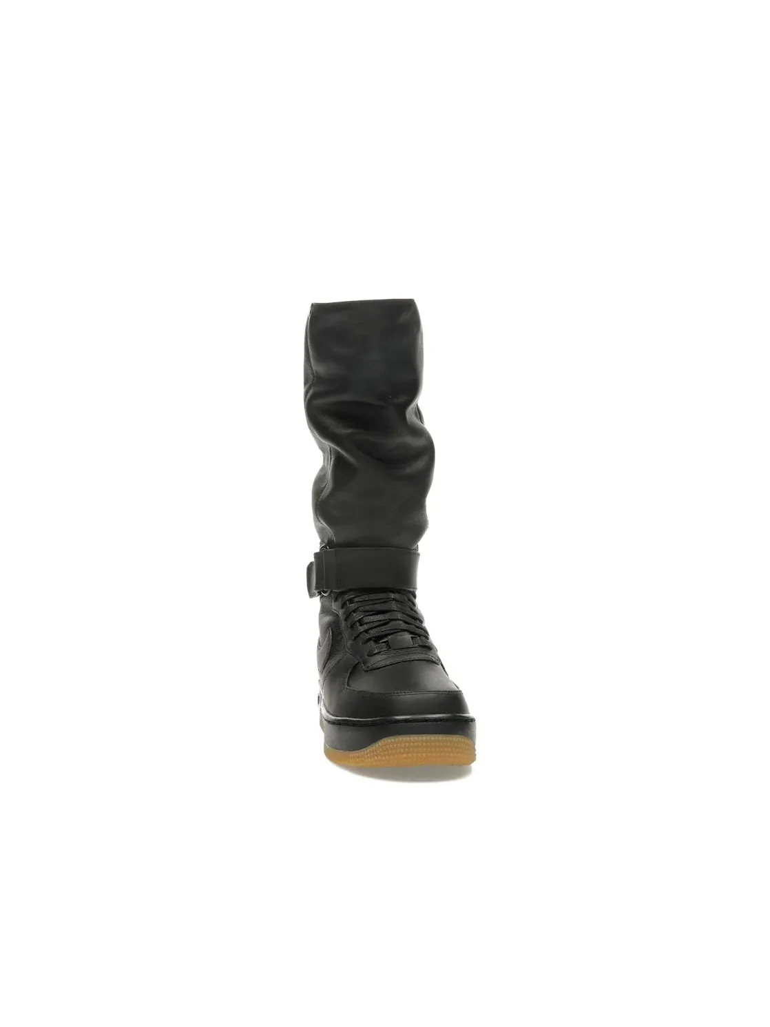 Женские ботинки с высоким берцем Nike Air Force 1 Upstep Warrior — изображение 2 из 4, черный