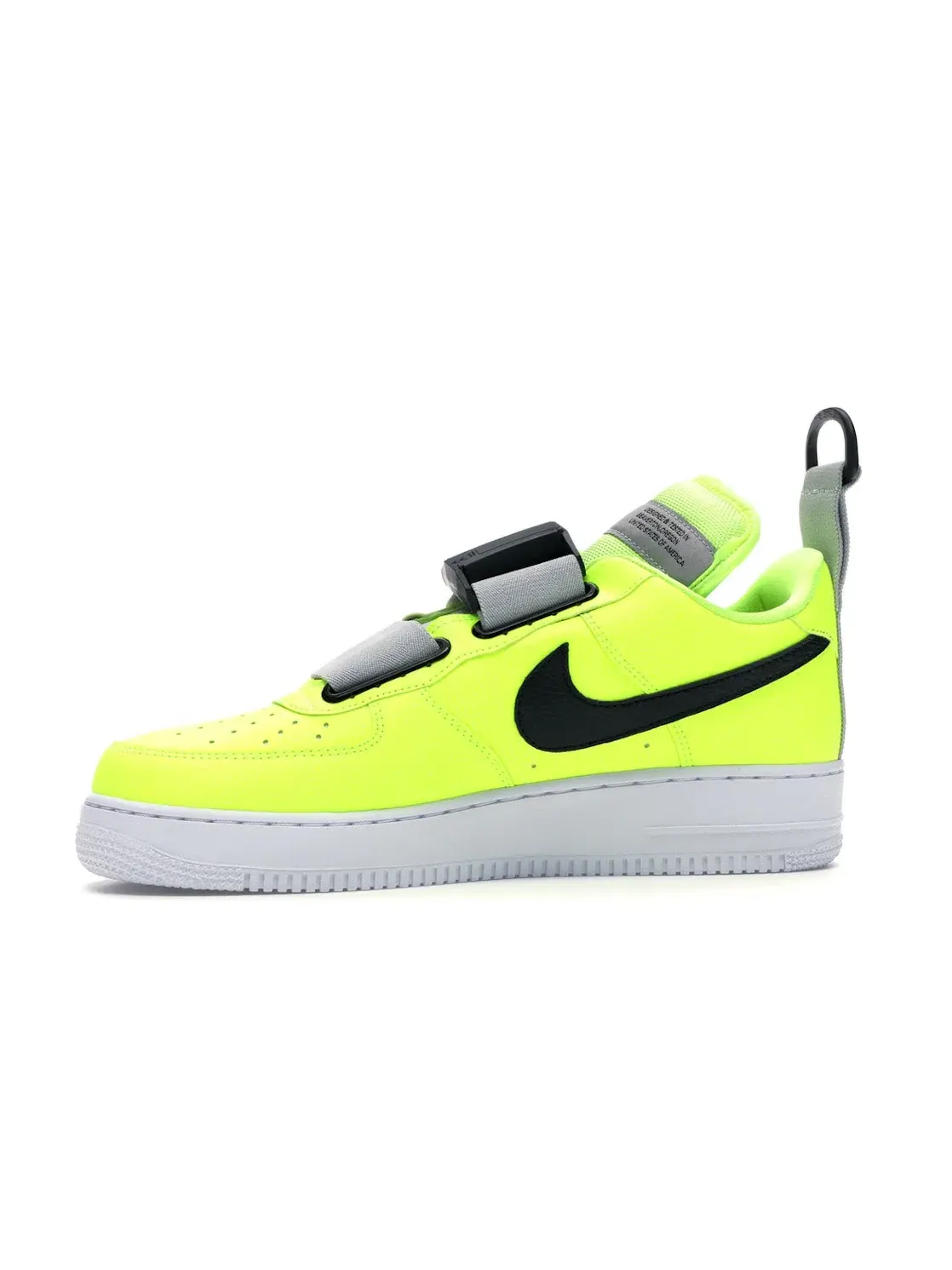 Мужские кроссовки Lifestyle с ремешком Nike Air Force 1 Utility — изображение 3 из 4, белый-черный