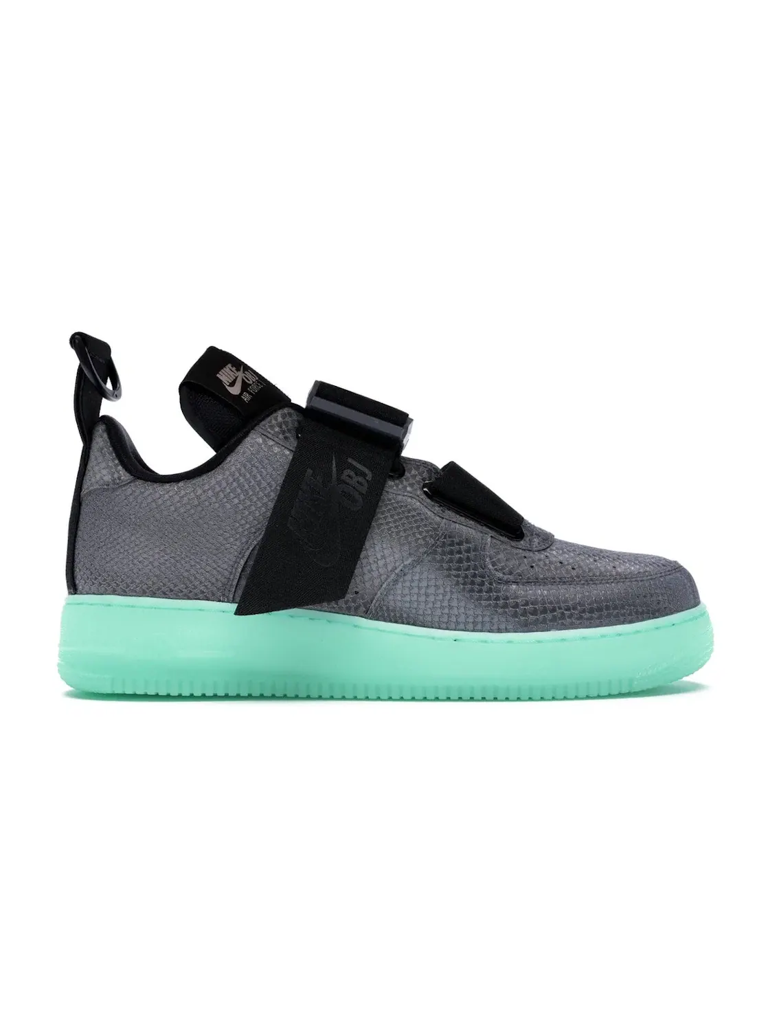 Мужские кроссовки с ремешком Nike Air Force 1 Utility — изображение 1 из 4, серый/белый-черный