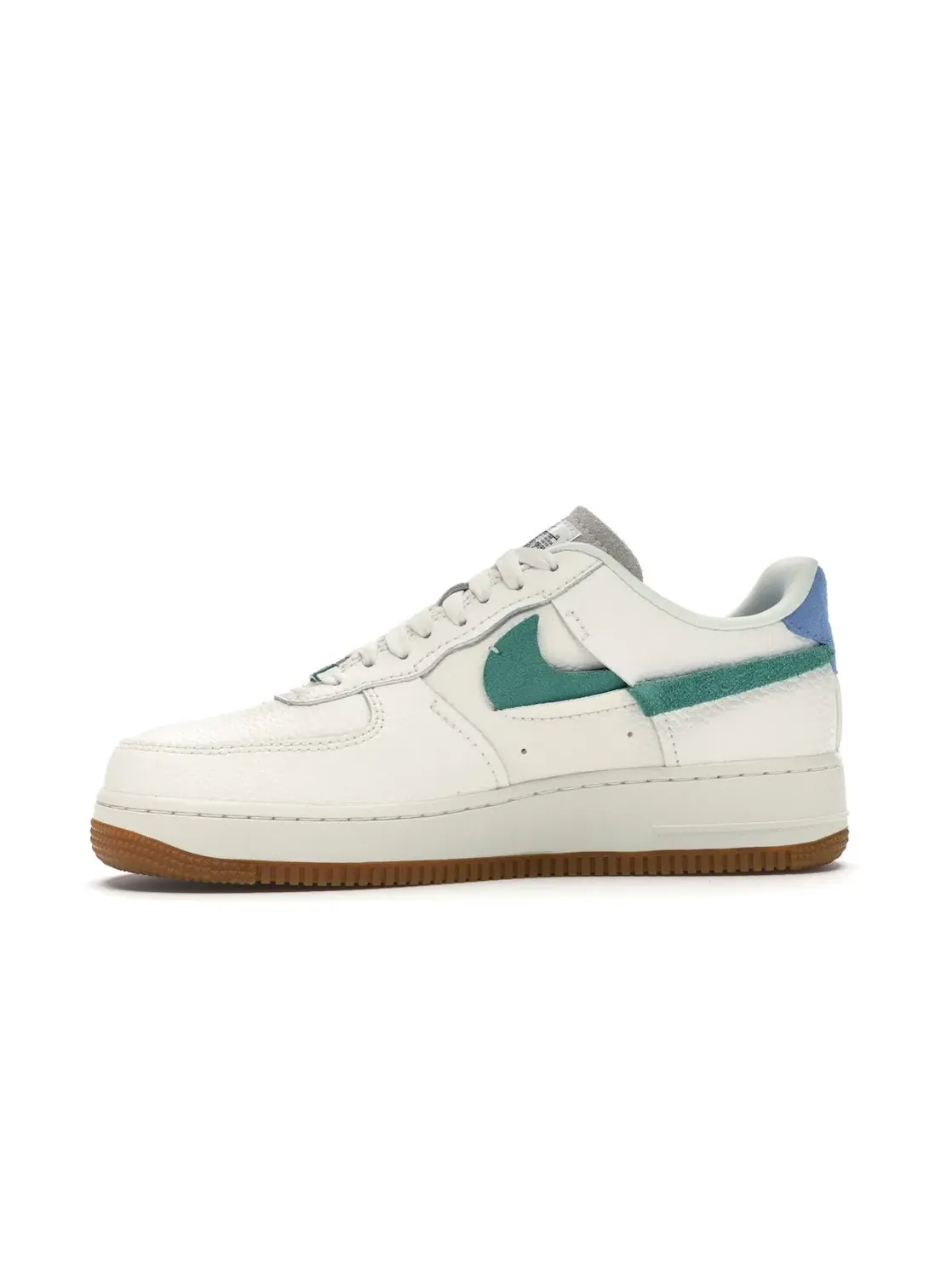 Женские кроссовки с деконструированным дизайном Nike Air Force 1 Vandalized — изображение 3 из 4, зеленый