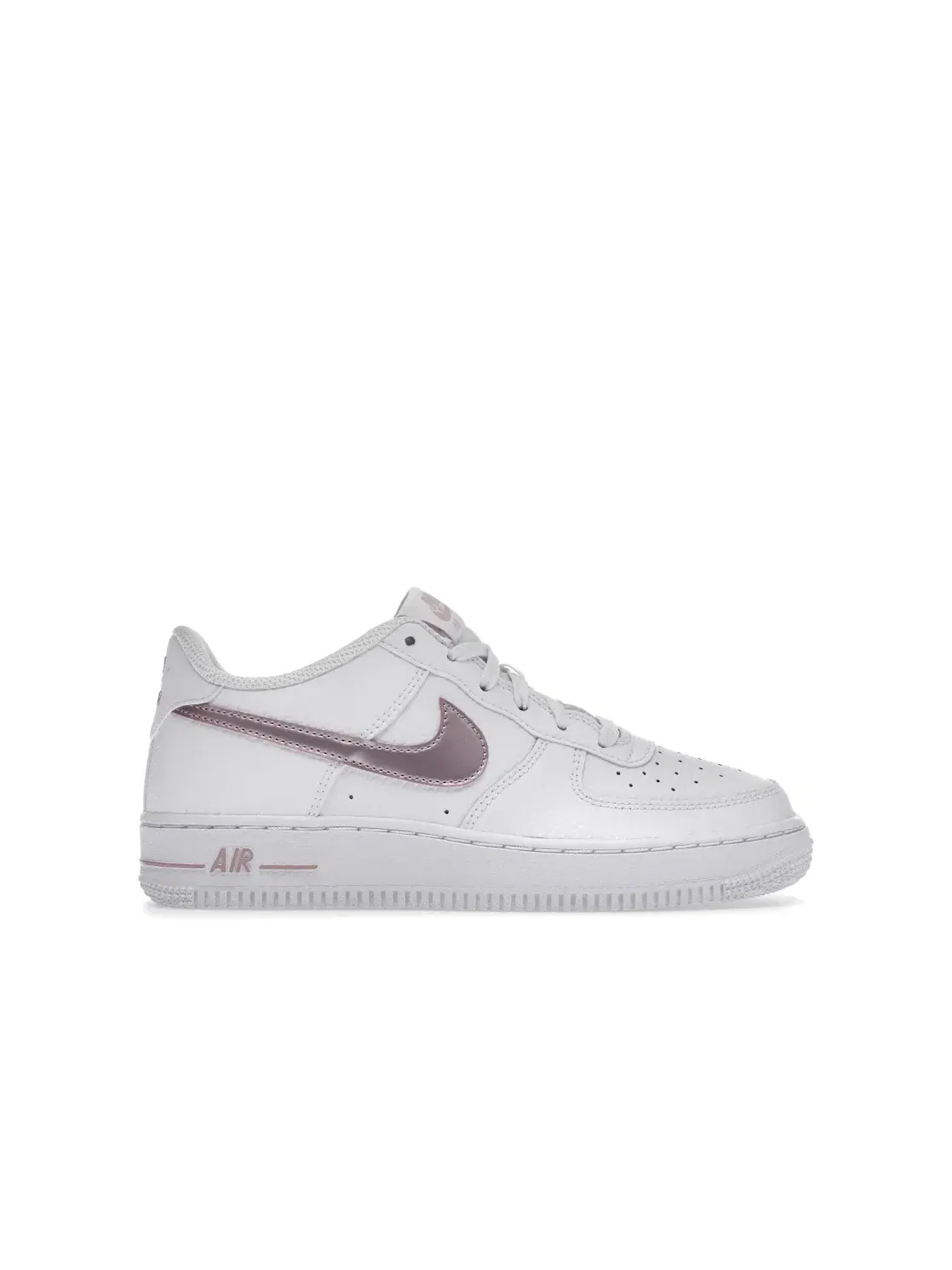 Детские кроссовки Lifestyle с низким верхом Nike Air Force 1 Low — изображение 1 из 4, белый/розовый