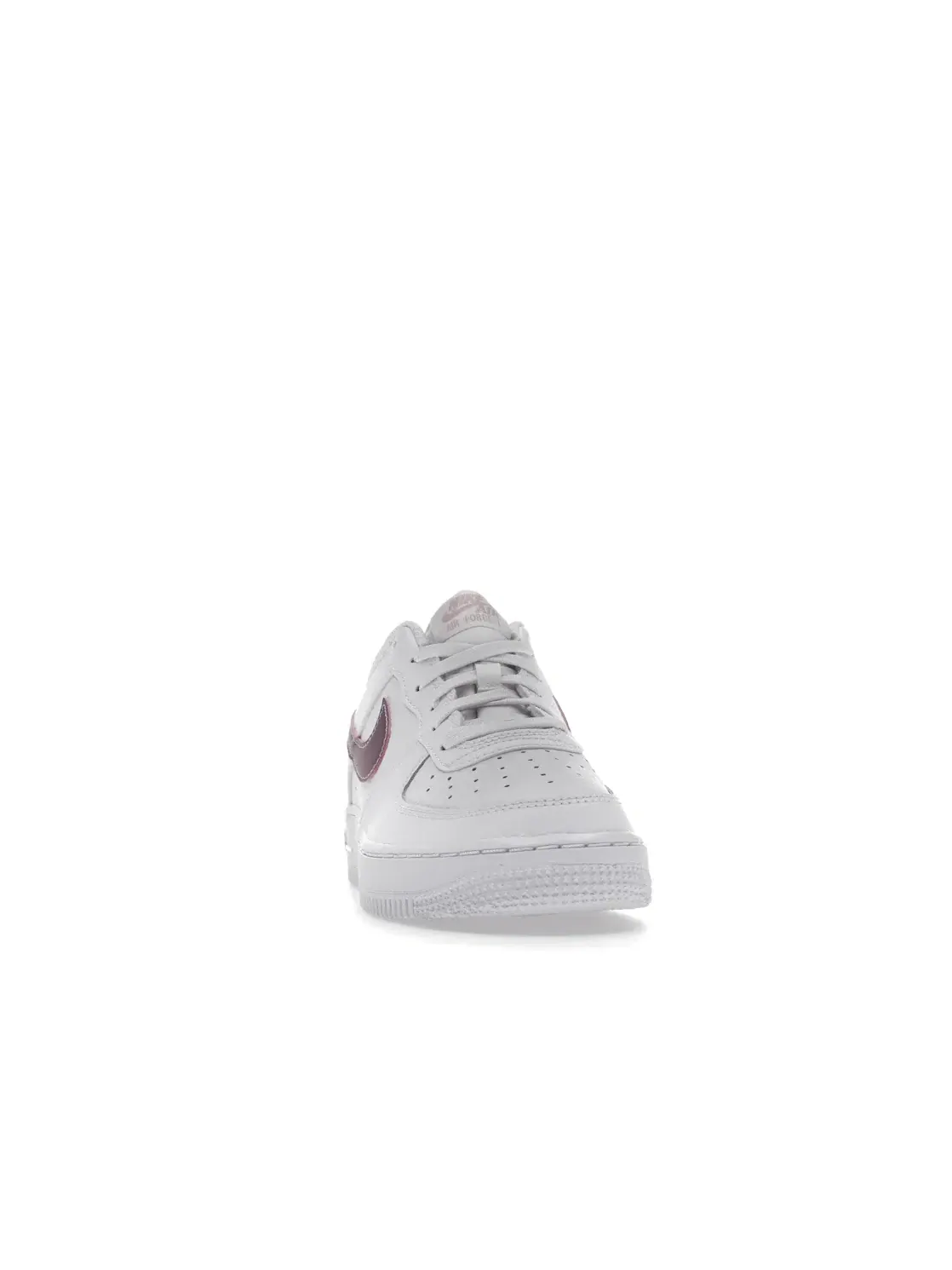 Детские кроссовки Lifestyle с низким верхом Nike Air Force 1 Low — изображение 2 из 4, белый/розовый