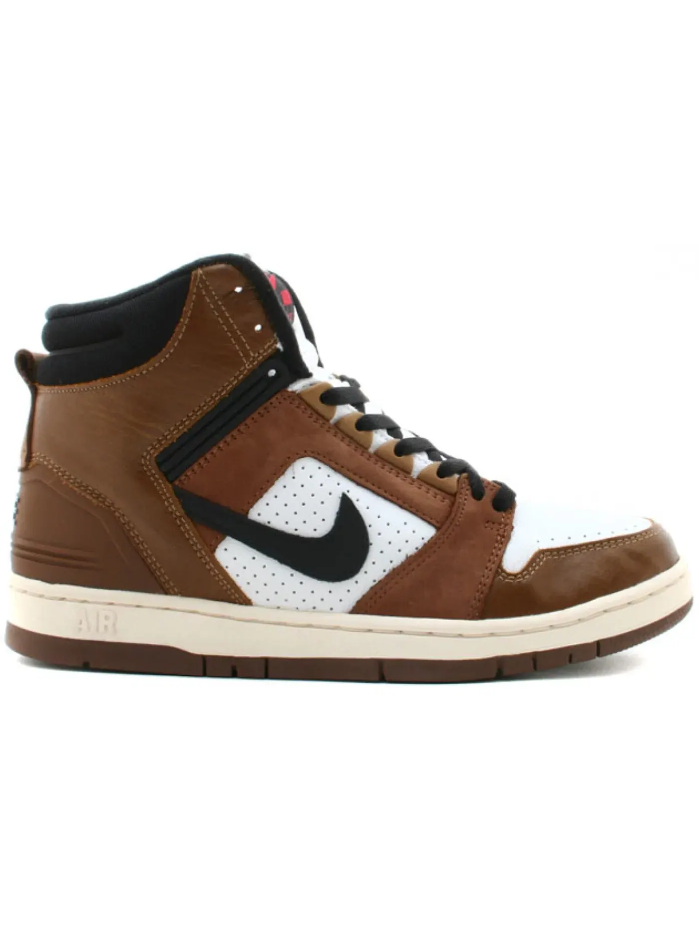 Мужские кроссовки Lifestyle Nike Air Force 2 High — изображение 1 из 1, белый/черный-коричневый