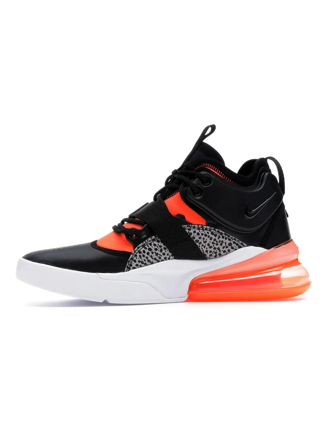 Мужские кроссовки с принтом Safari Nike Air Force 270 — изображение 3 из 4, черный/-серый-белый