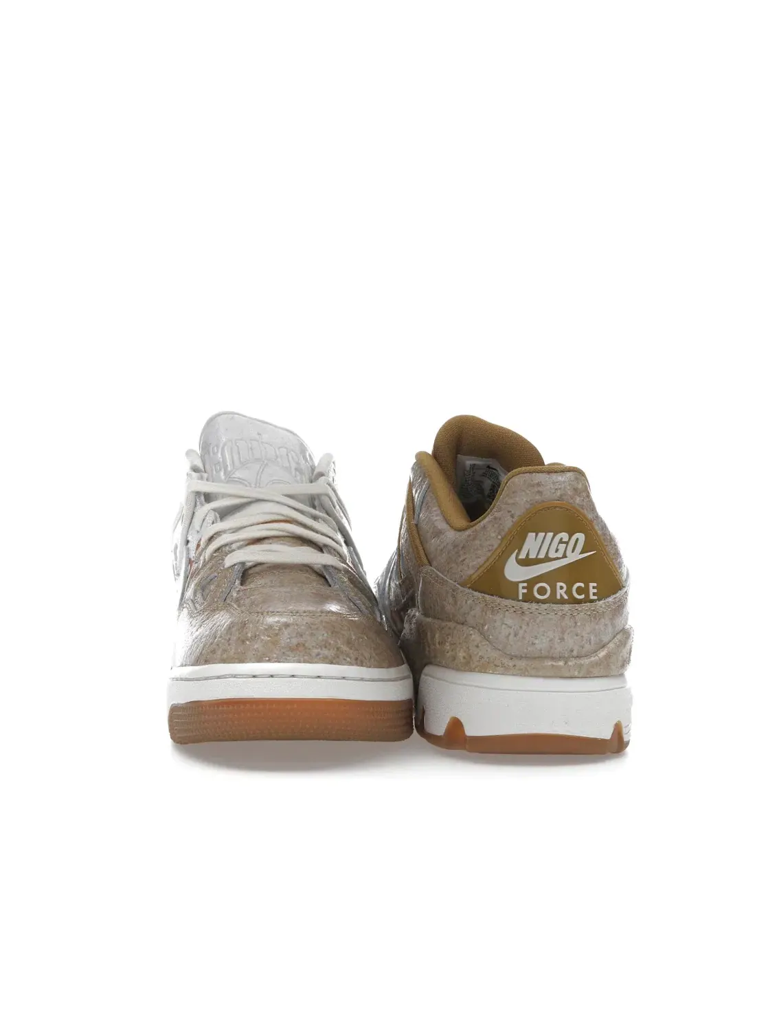 Мужские кроссовки Lifestyle Nike Air Force 3 Low SP Nigo Kintsugi Bamboo — изображение 4 из 4, мульти-/коричневый