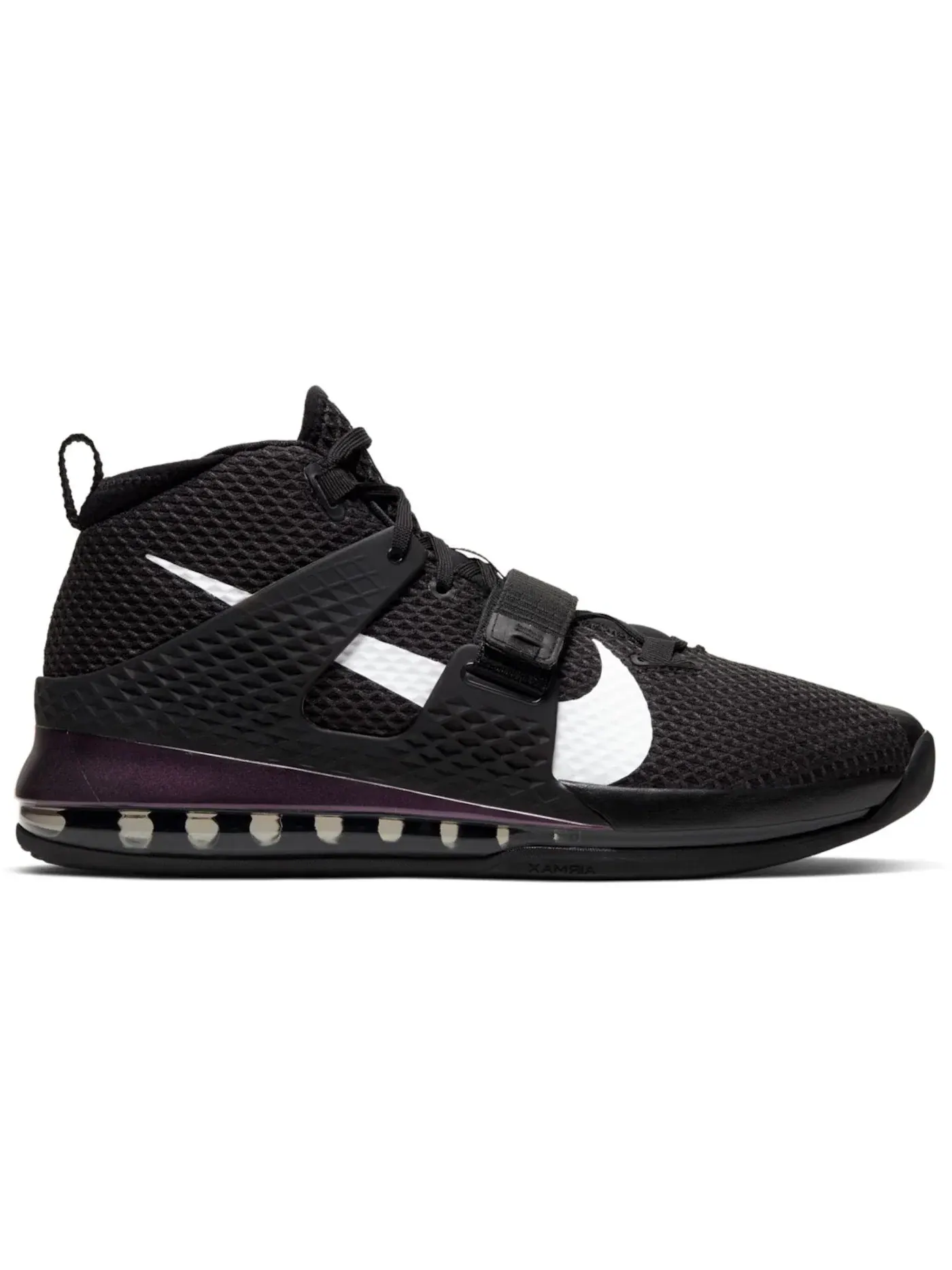 Мужские кроссовки Nike Air Force Max 2 — изображение 1 из 1, черный/черный/белый
