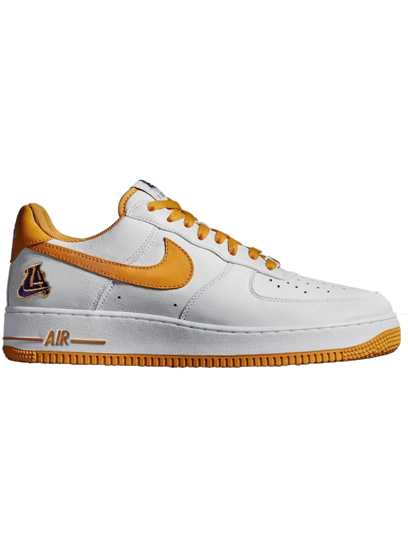Мужские кроссовки Nike Air Force 1 Low LA (2016) — изображение 1 из 1, белый/желтый