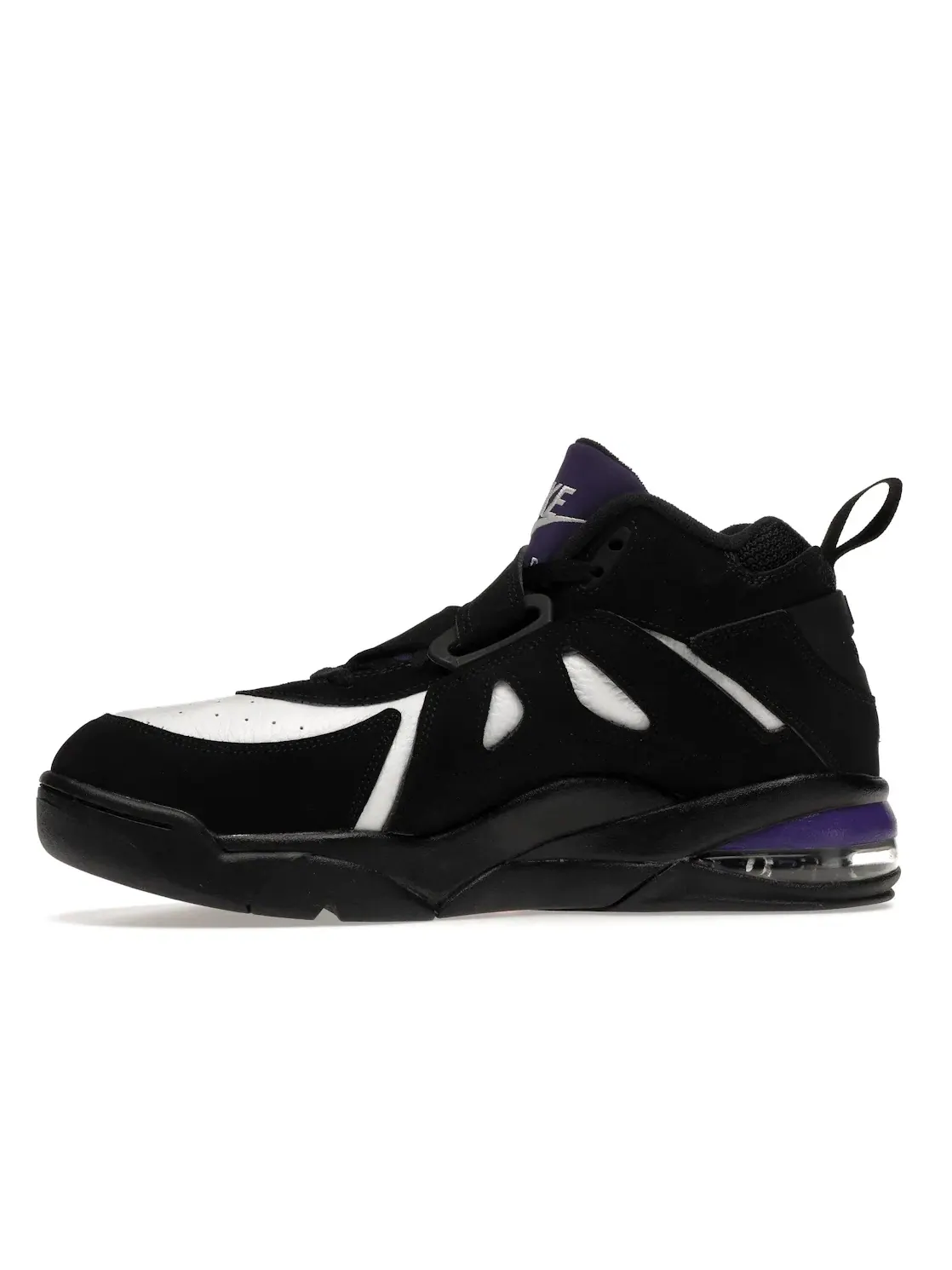 Мужские кроссовки с воздушной амортизацией Nike Air Force Max CB — изображение 3 из 4, черный/белый-фиолетовый
