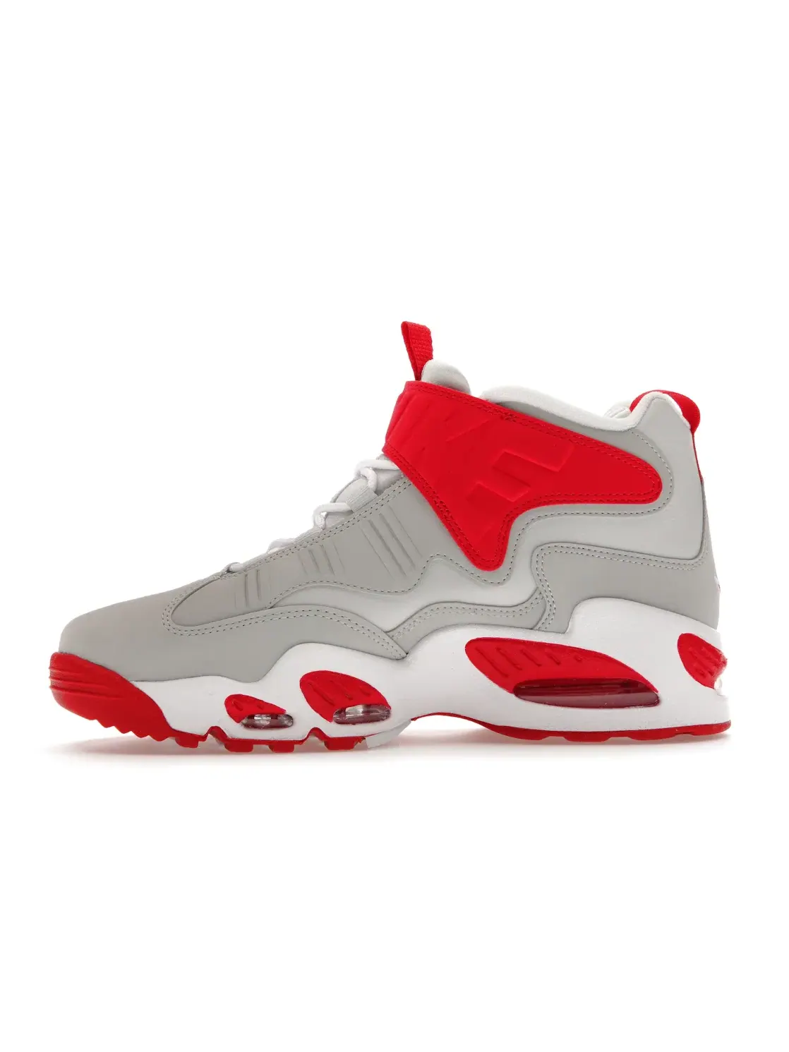Мужские кроссовки с кросс-ремнем Nike Air Griffey Max 1 — изображение 3 из 4, платиновый/белый/красный
