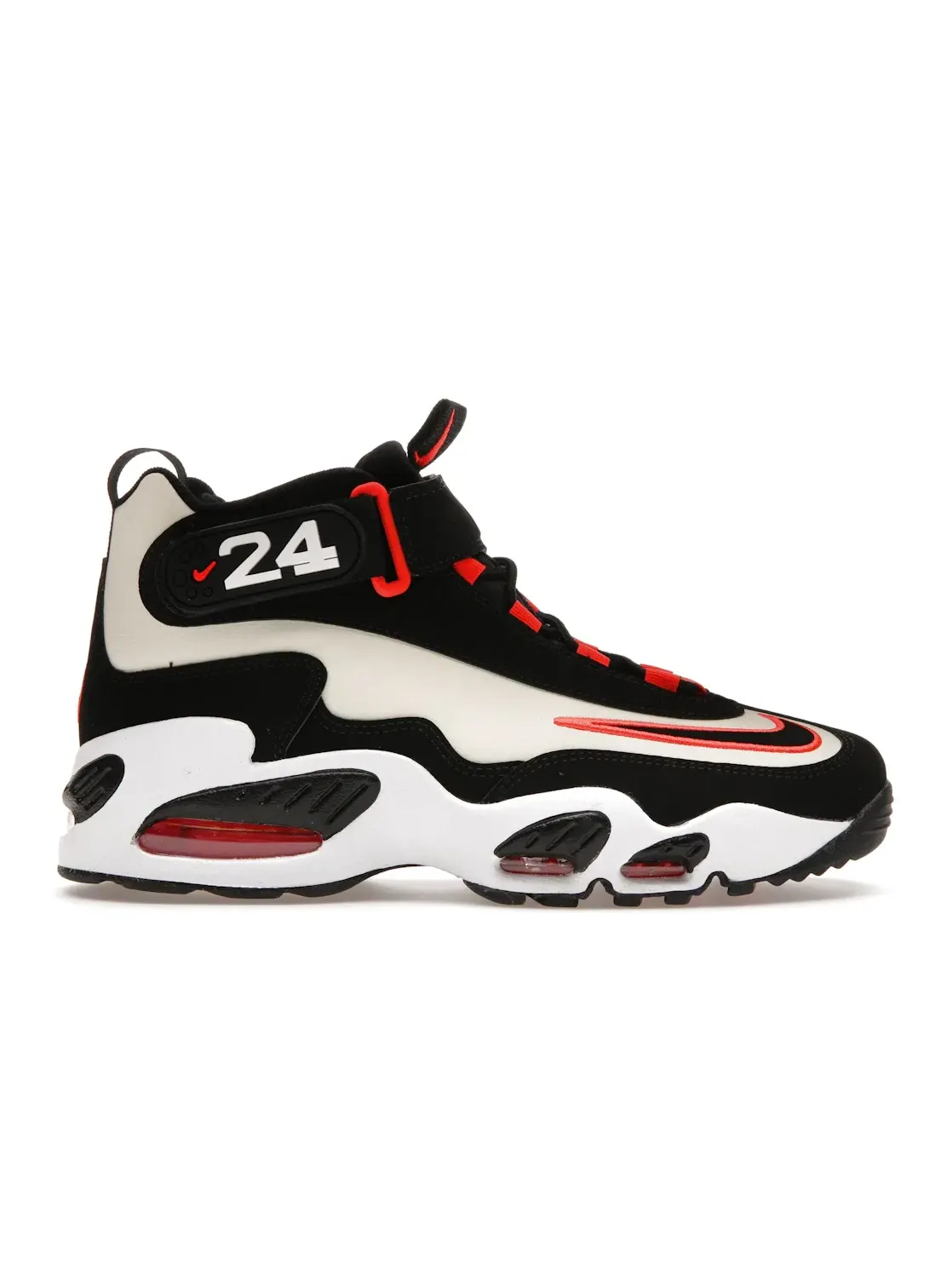 Мужские кроссовки с контрастными акцентами Nike Air Griffey Max 1 — изображение 1 из 4, черный//оранжевый