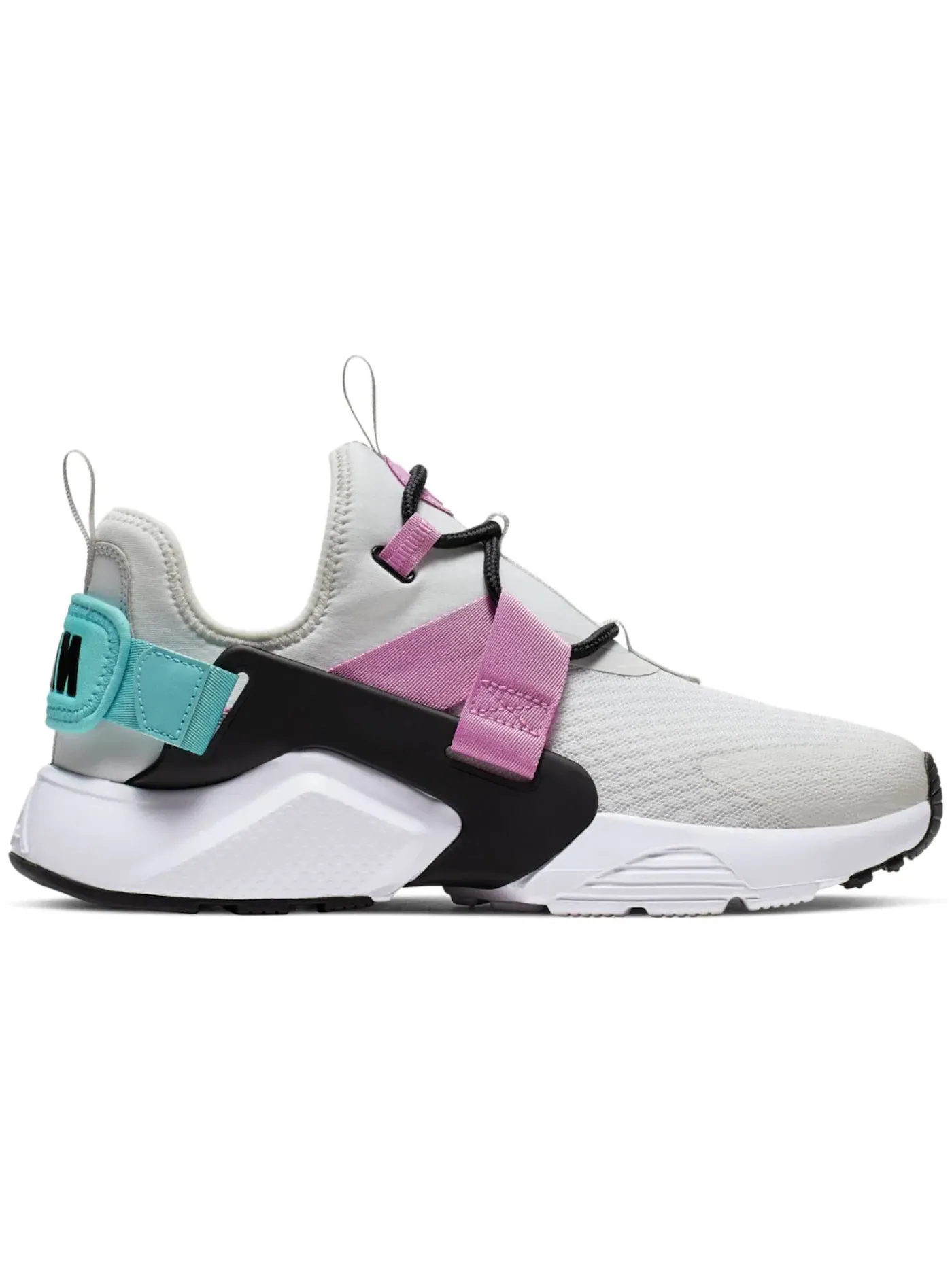 Женские кроссовки для повседневной носки Nike Air Huarache City Low Nike — изображение 1 из 1, платиновый/черный