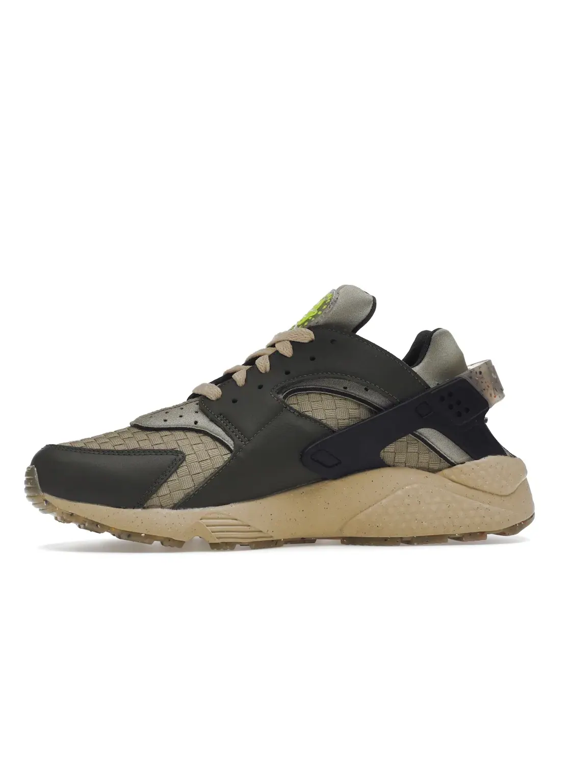 Мужские кроссовки с экомотивами Nike Air Huarache — изображение 3 из 4, хаки/--черный