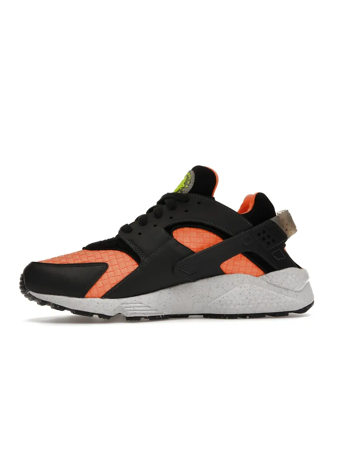 Мужские кроссовки Lifestyle Nike Air Huarache Next Nature Woven — изображение 3 из 4, черный/оранжевый-серый