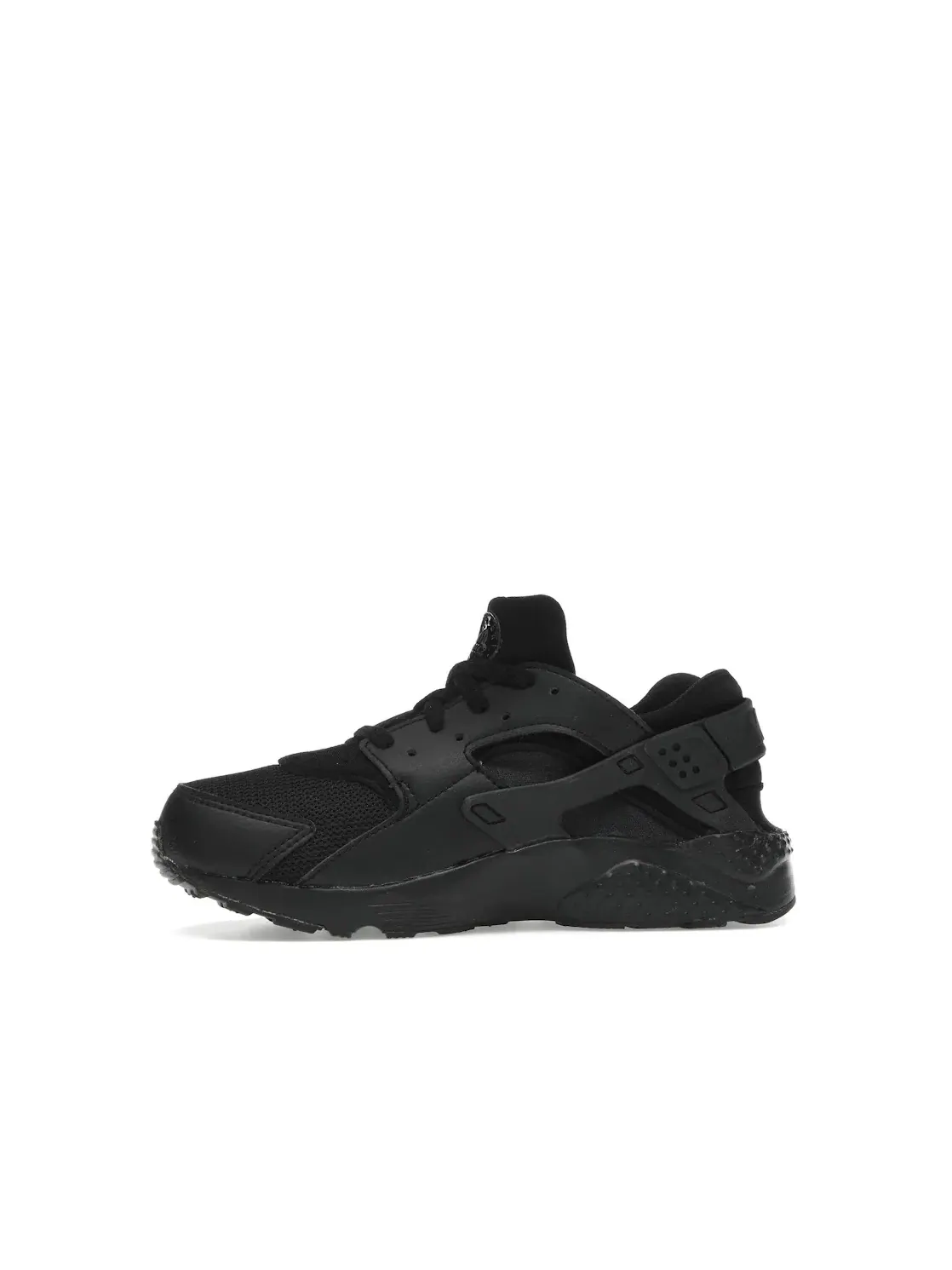 Детские кроссовки без шнурков Nike Air Huarache Run Nike — изображение 3 из 4, черный/черный-черный