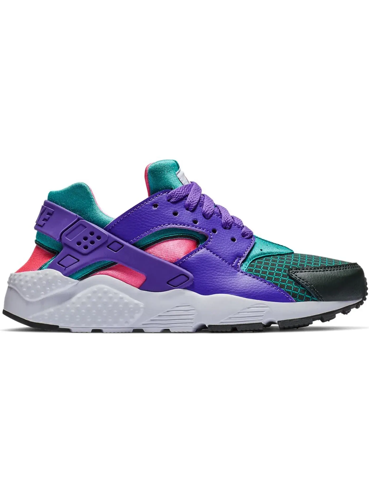 Детские кроссовки Lifestyle Nike Air Huarache Run Ultra Now — изображение 1 из 1, зеленый/-розовый